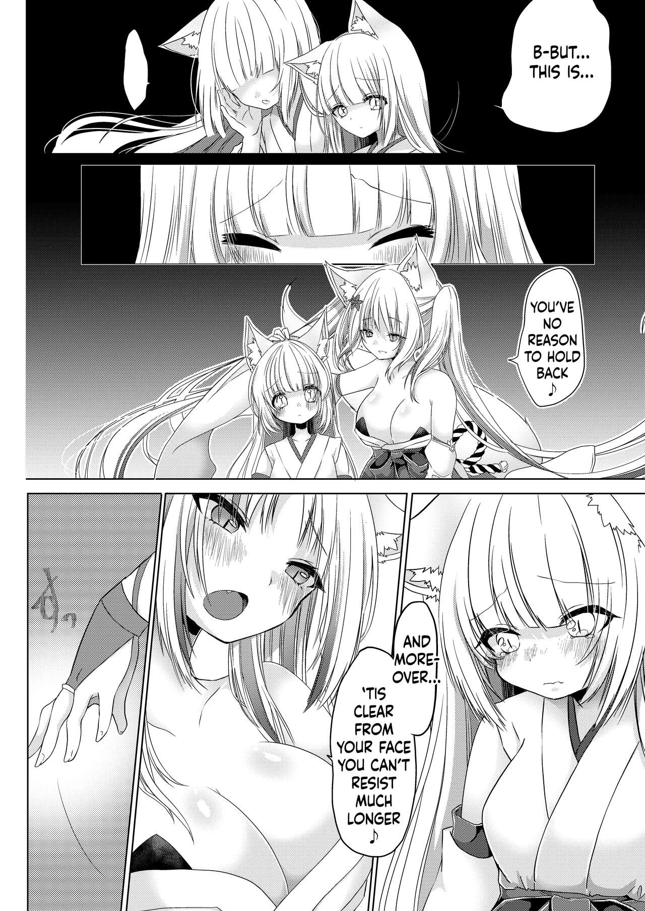 [Koume Kouhiiten (Shio, Satsuki Atan)]Kitsuneko Miko Ichiya Taiken Course?! | Fox Girl Shrine Maiden One-Night Trial Course?![English] Page 21
