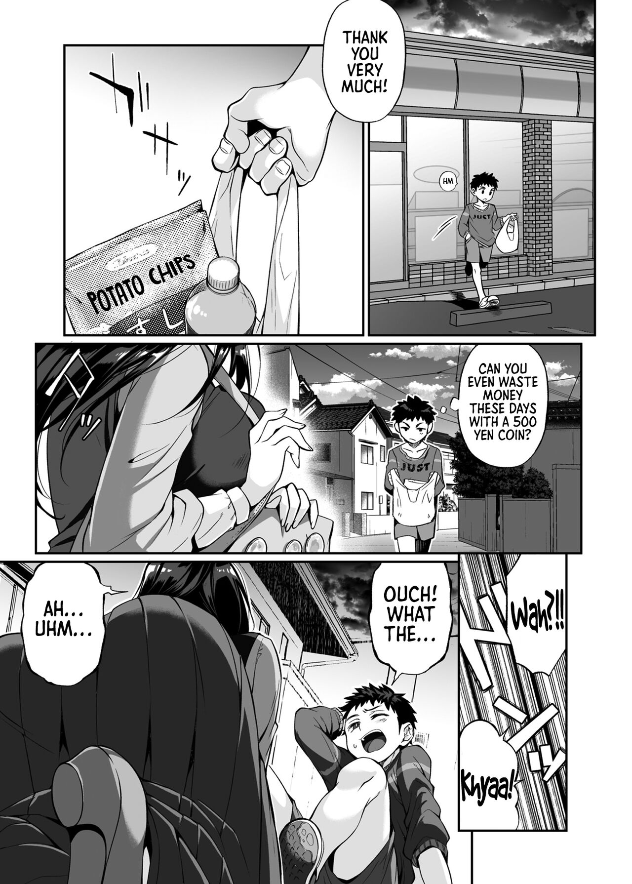 [Junk Food (Teritama Potekora)]Hissatsu Onee-san | Deadly Onee-san[English] [Sonarin] [Digital] Page 4