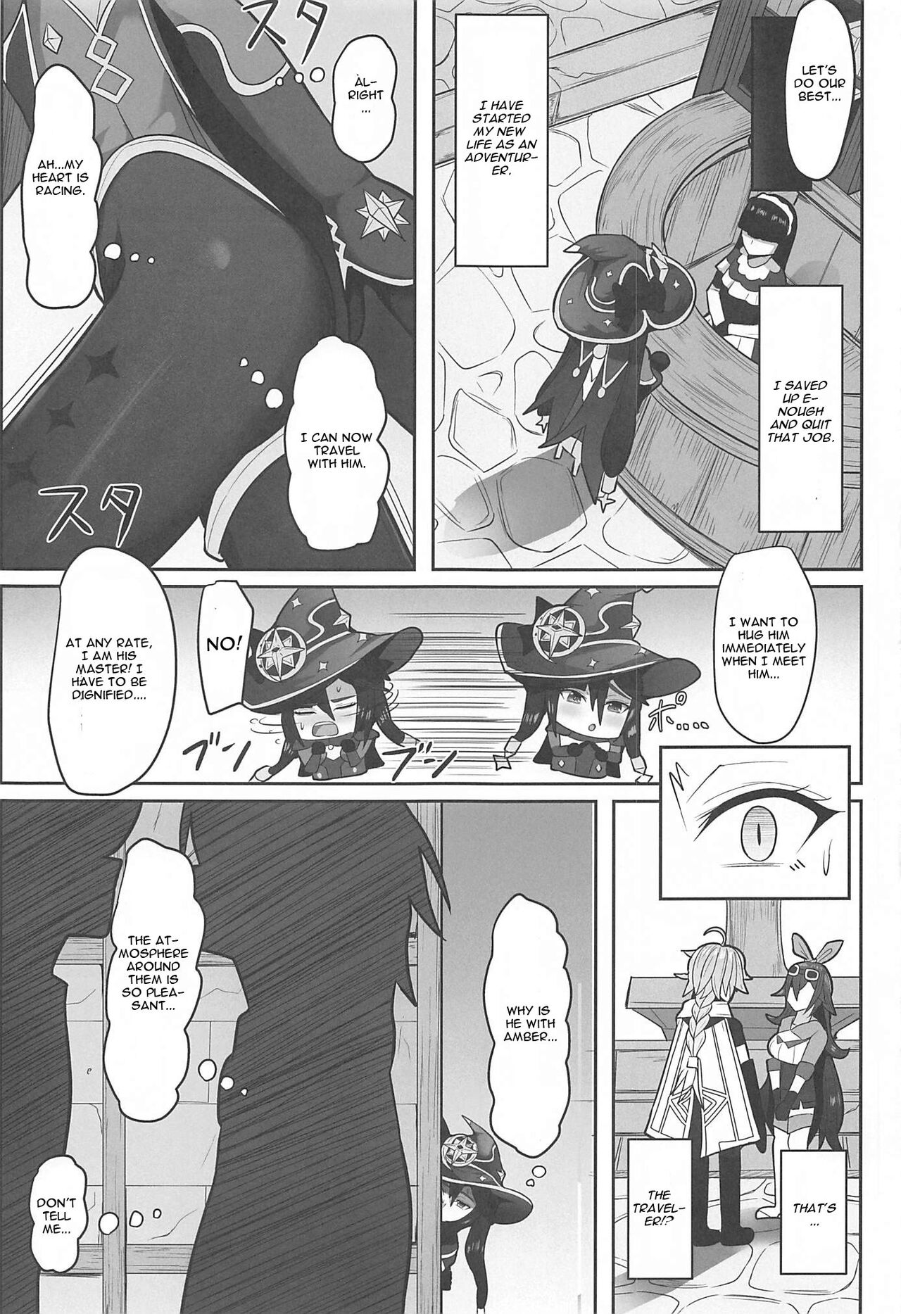 (C101) [Mumei Kibou (Nantoka)]Mona to Konya wa Karasawagi(Genshin Impact) [English] Page 29