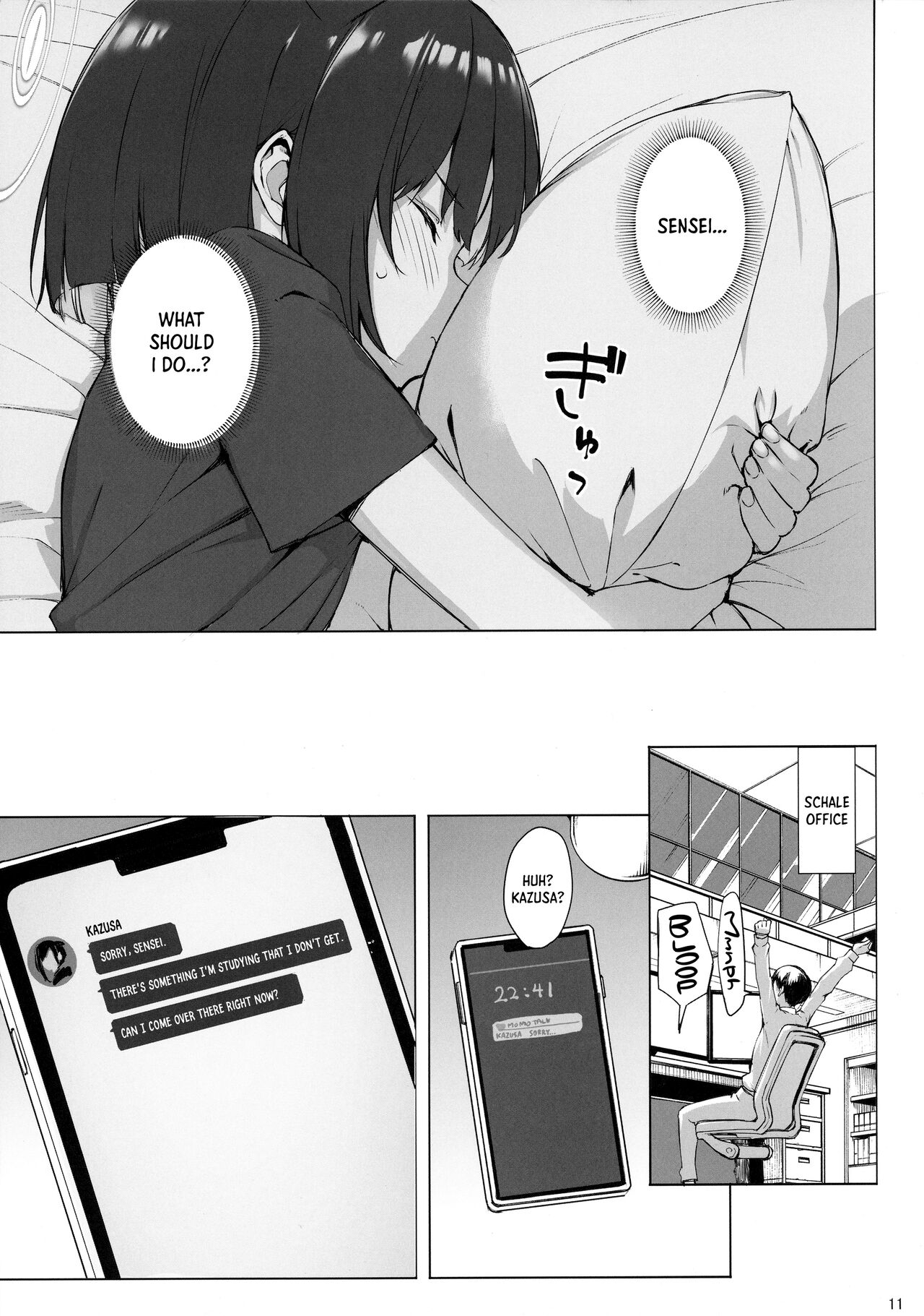 (C101) [Jenoa Cake (Takayaki)]Kuroneko wa Otoshigoro | The Black Cat is of Age(Blue Archive) [English] [Panatical] Page 10