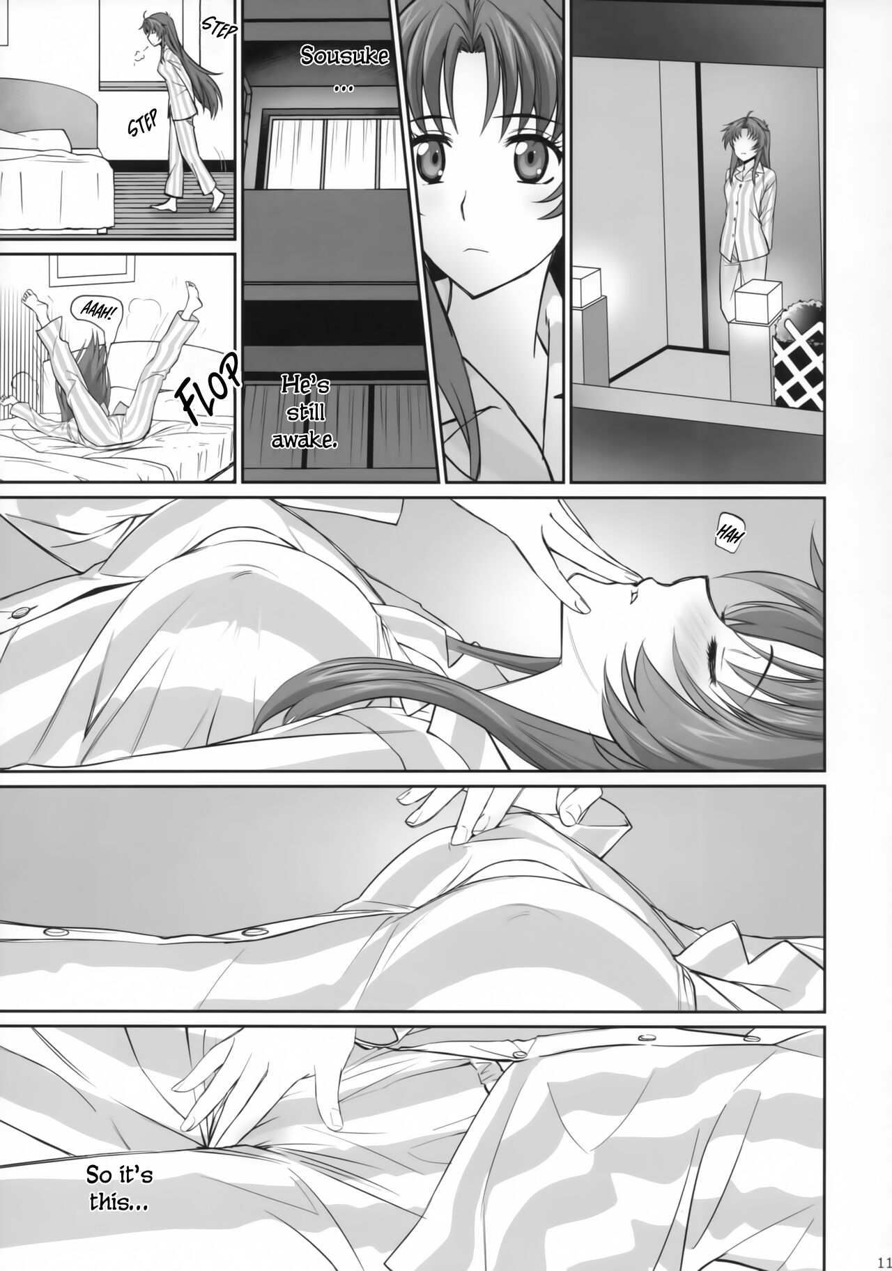 (C94) [Bloody Okojo (Mojyako)]Warito Ero na Sentaichou no Ichiya | A Night with the Fairly Erotic Captain(Full Metal Panic!) [English] [EHCOVE] Page 10