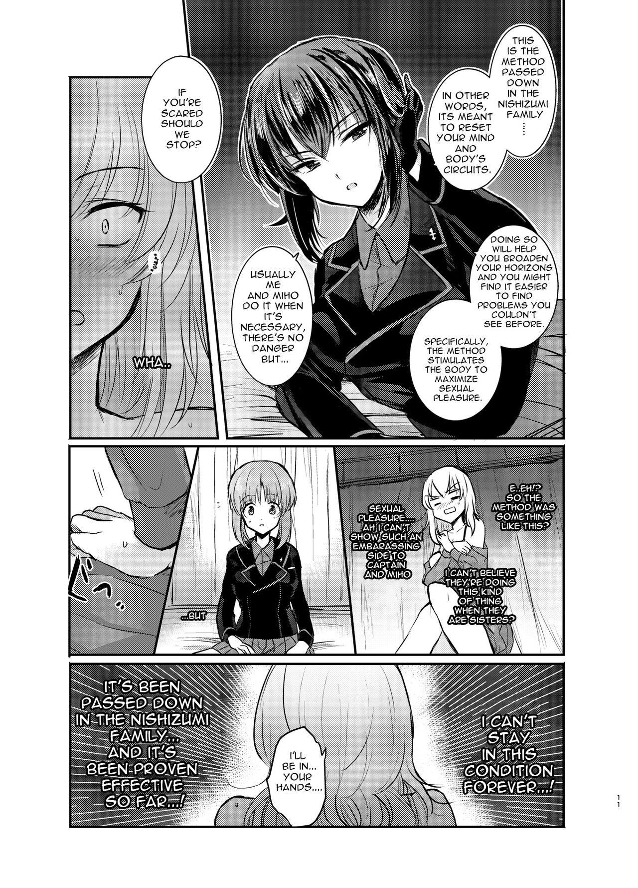 (C91) [Tetsukazuno Ao. (Emilio)]Nishizumi Refre(Girls und Panzer) [English] [Carl] Page 11
