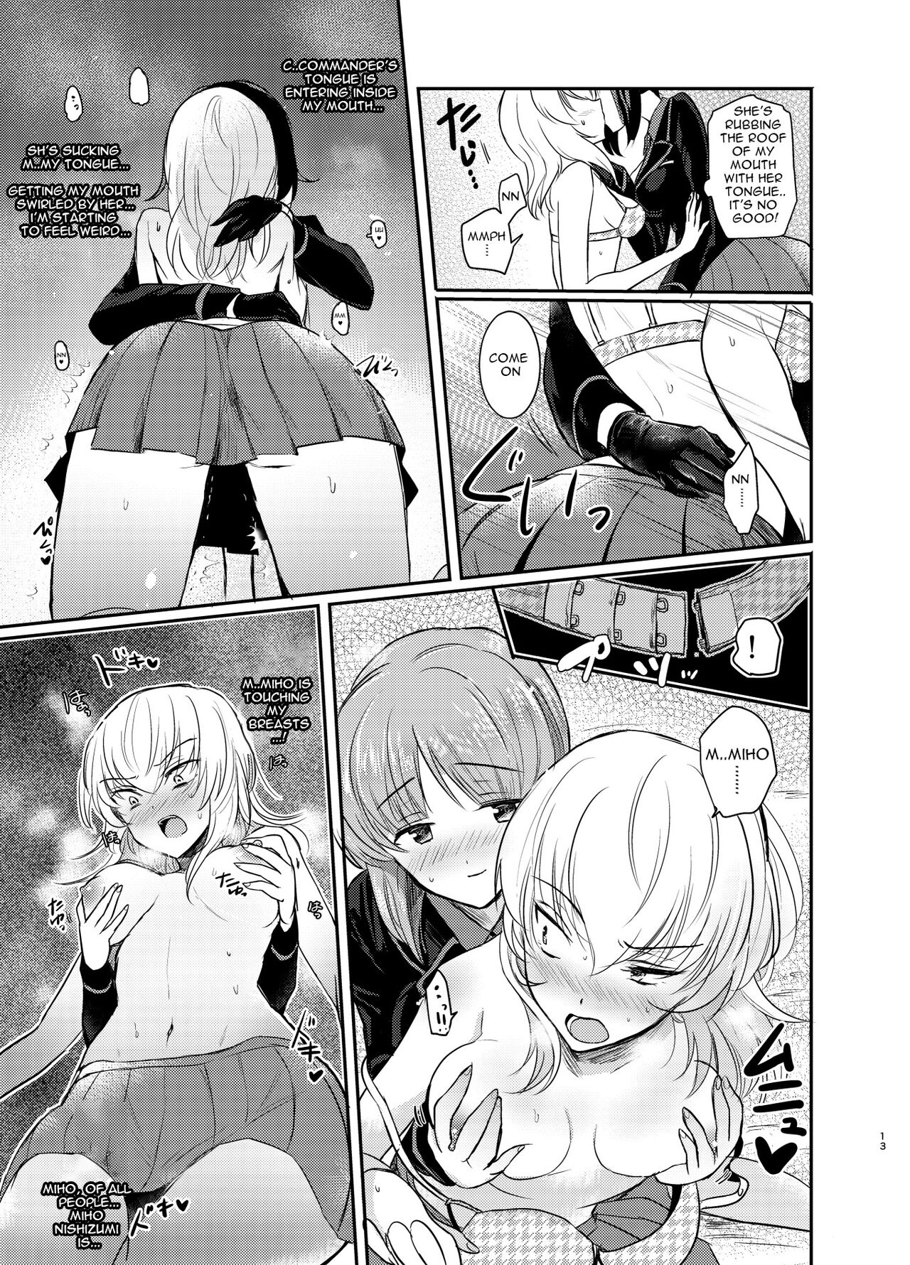 (C91) [Tetsukazuno Ao. (Emilio)]Nishizumi Refre(Girls und Panzer) [English] [Carl] Page 13
