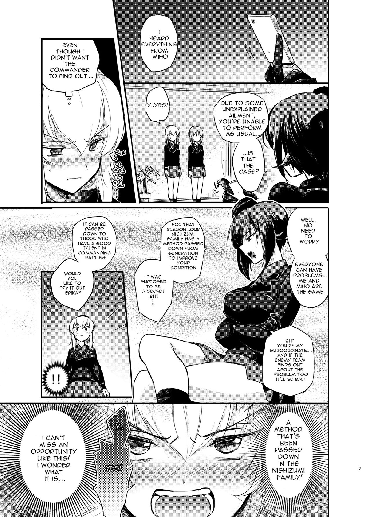(C91) [Tetsukazuno Ao. (Emilio)]Nishizumi Refre(Girls und Panzer) [English] [Carl] Page 7