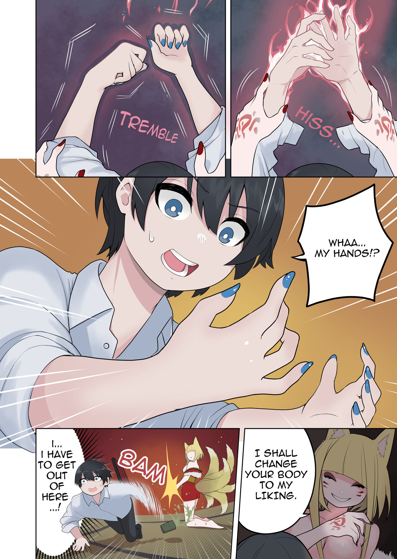 [Amuai Okashi Seisakusho (Ahoge Kinoko)]Inran Kitsune Musume no Kamikakushi[English] [Quatloco] Page 10