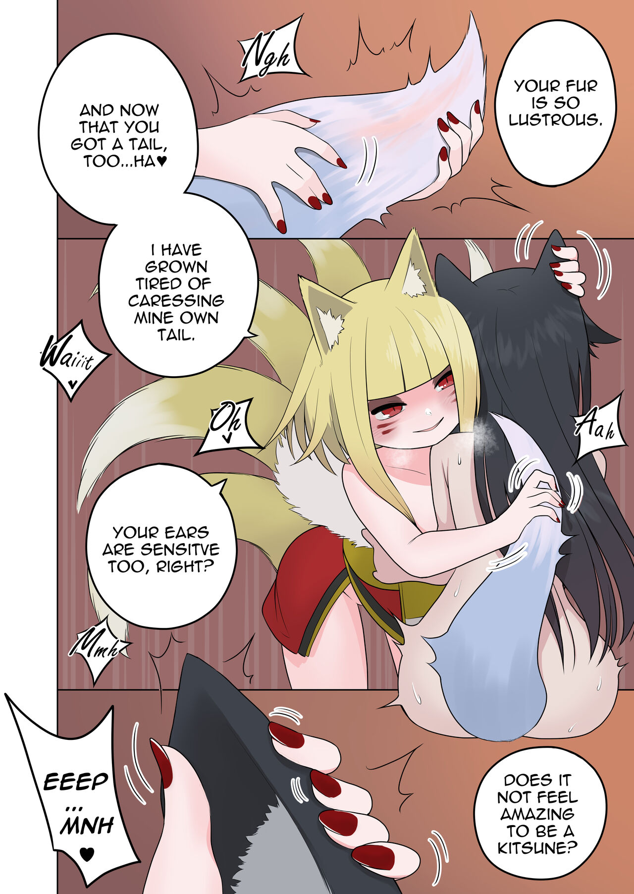[Amuai Okashi Seisakusho (Ahoge Kinoko)]Inran Kitsune Musume no Kamikakushi[English] [Quatloco] Page 24