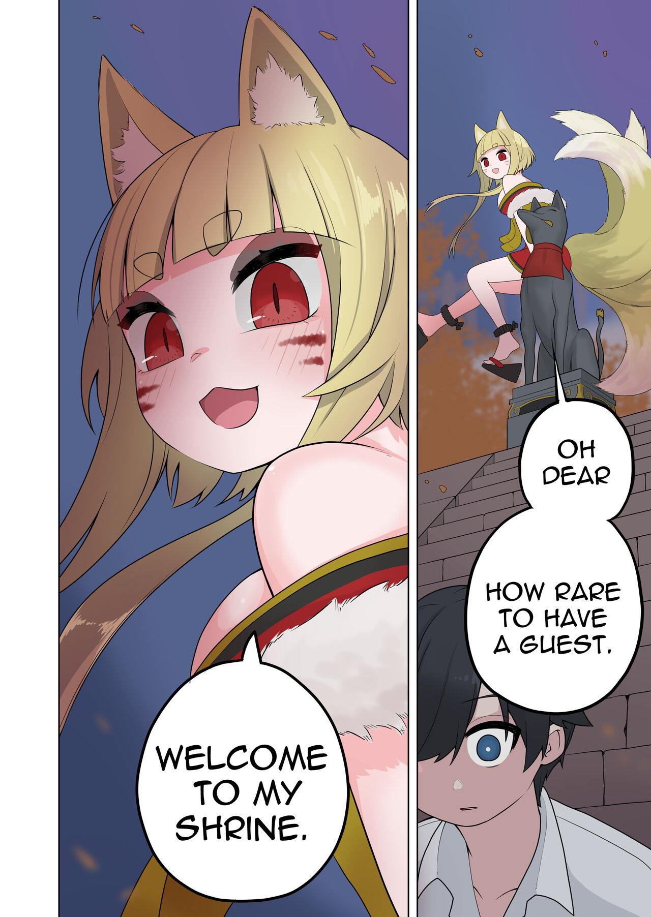 [Amuai Okashi Seisakusho (Ahoge Kinoko)]Inran Kitsune Musume no Kamikakushi[English] [Quatloco] Page 4