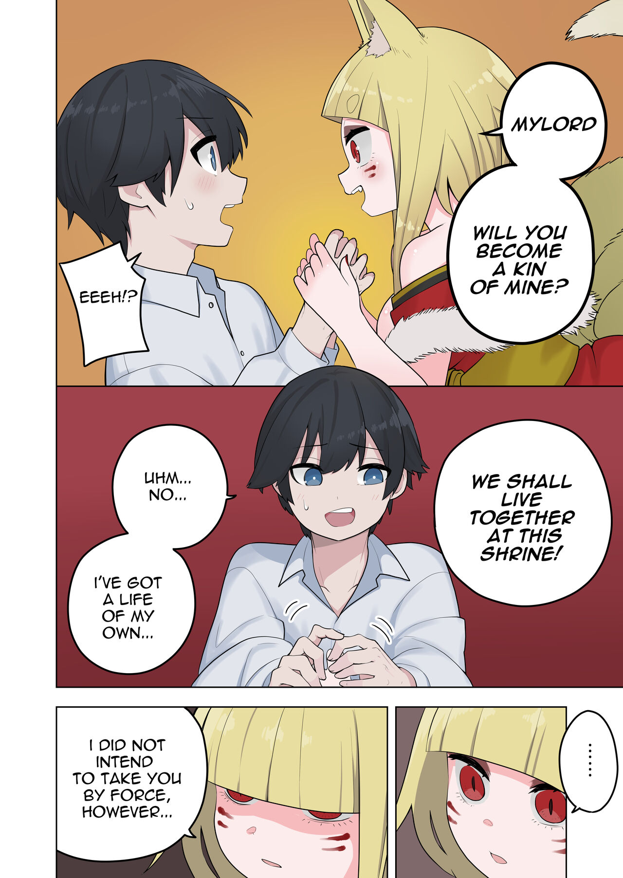 [Amuai Okashi Seisakusho (Ahoge Kinoko)]Inran Kitsune Musume no Kamikakushi[English] [Quatloco] Page 8
