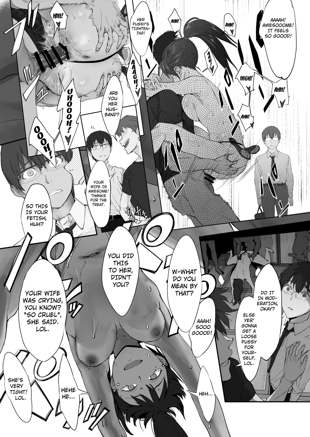 [oilan (Yamada Tarou)]Fuufu to Yavai Yatsura to Gakusei to | A Married Couple, Ruffians, and a Student[English] [Kuraudo] [Digital] Page 20