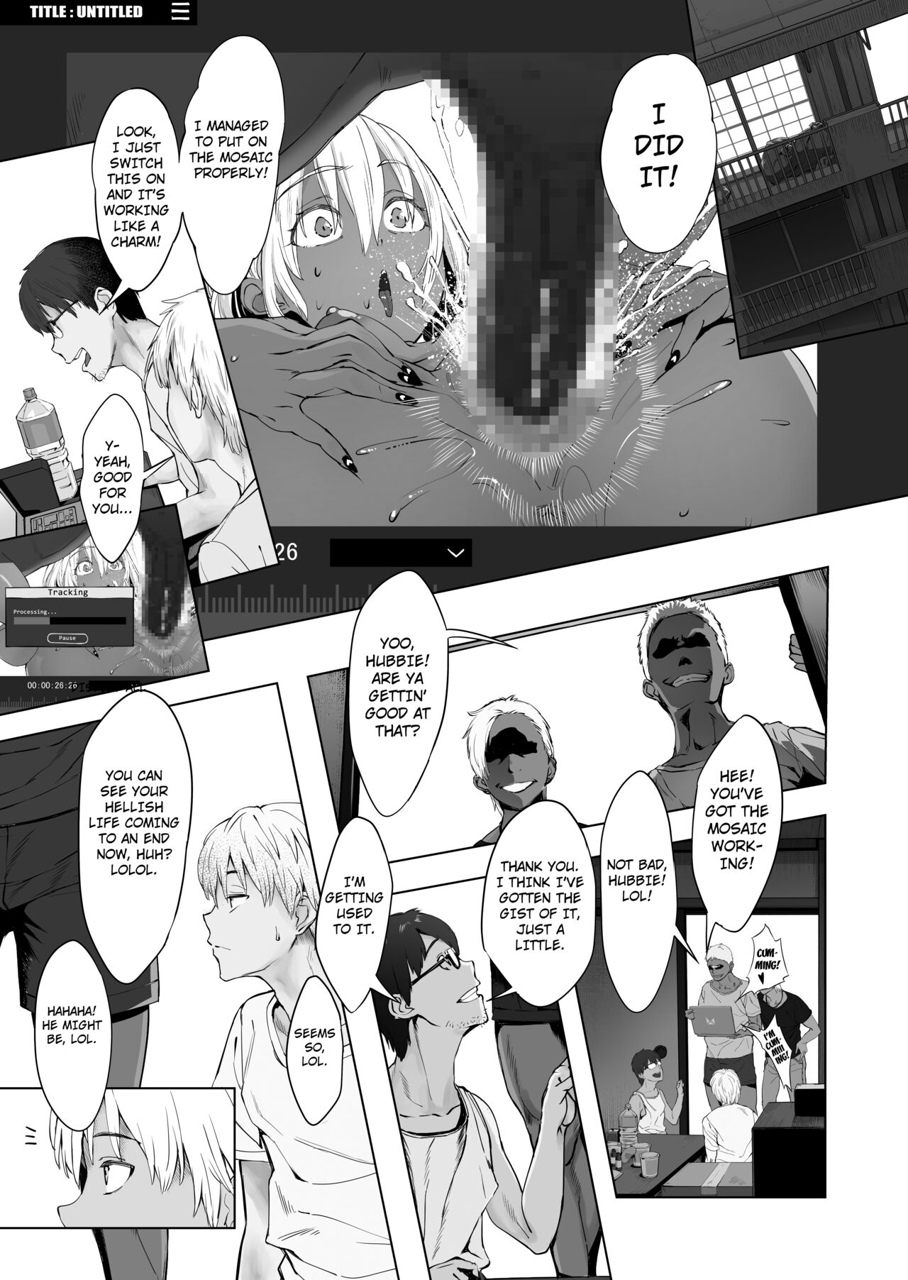 [oilan (Yamada Tarou)]Fuufu to Yavai Yatsura to Gakusei to | A Married Couple, Ruffians, and a Student[English] [Kuraudo] [Digital] Page 27