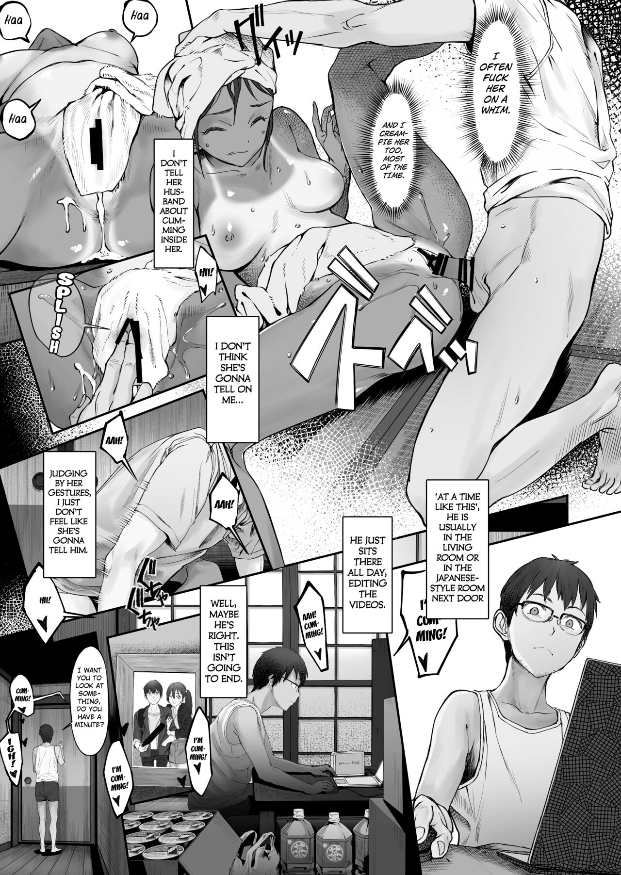 [oilan (Yamada Tarou)]Fuufu to Yavai Yatsura to Gakusei to | A Married Couple, Ruffians, and a Student[English] [Kuraudo] [Digital] Page 37