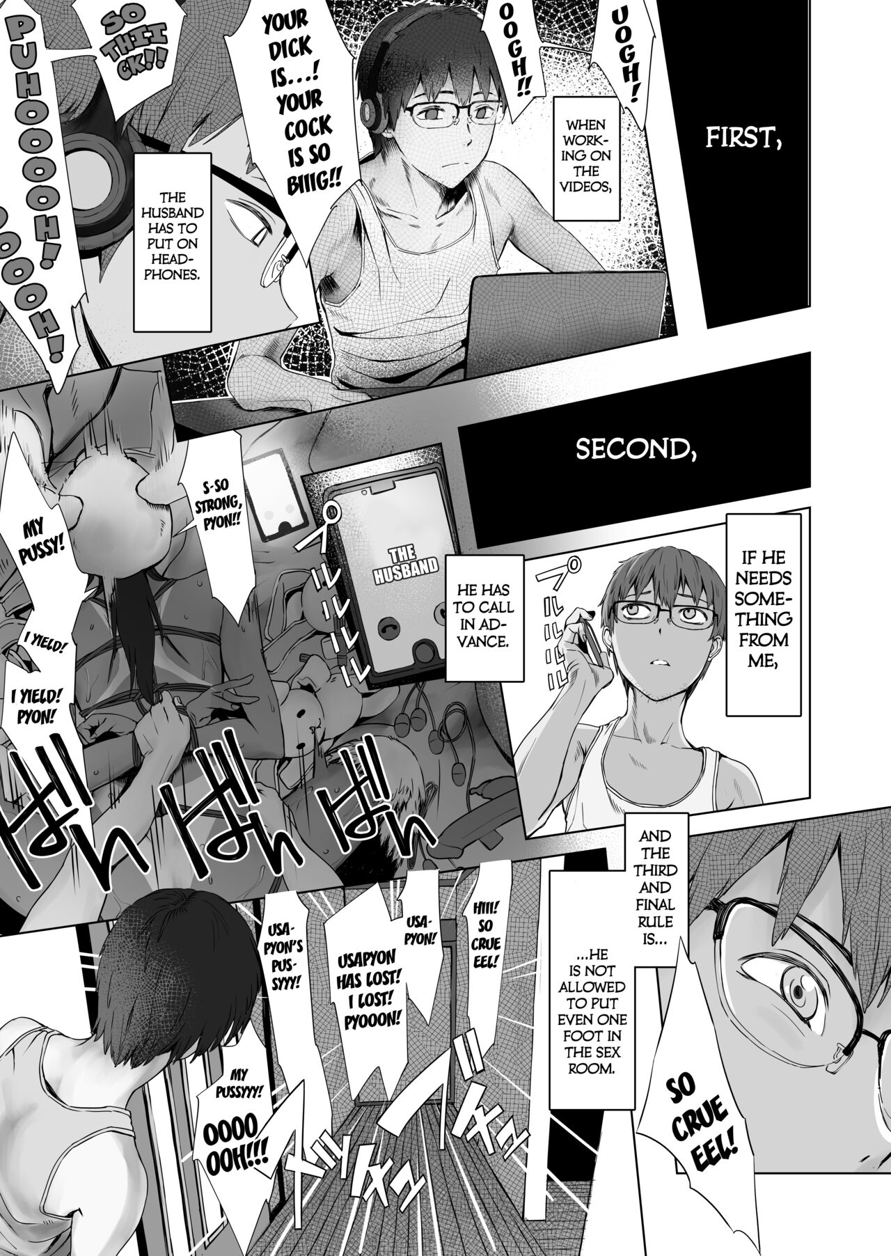[oilan (Yamada Tarou)]Fuufu to Yavai Yatsura to Gakusei to | A Married Couple, Ruffians, and a Student[English] [Kuraudo] [Digital] Page 47
