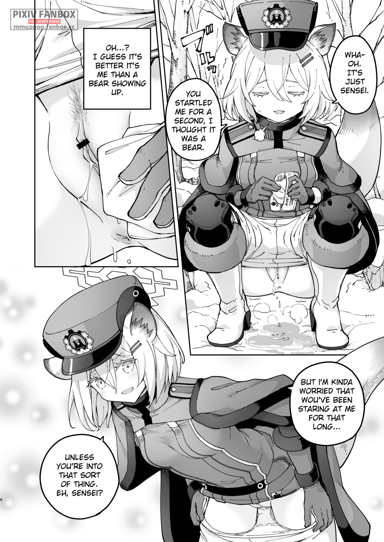 [MMU2000 (Mishima Hiroji)]Shigure to Secret Chotto Hatsujou Shiterukam Dakedo | Shigure and her little secret, she may be in heat(Blue Archive) [English] [Digital] Page 6