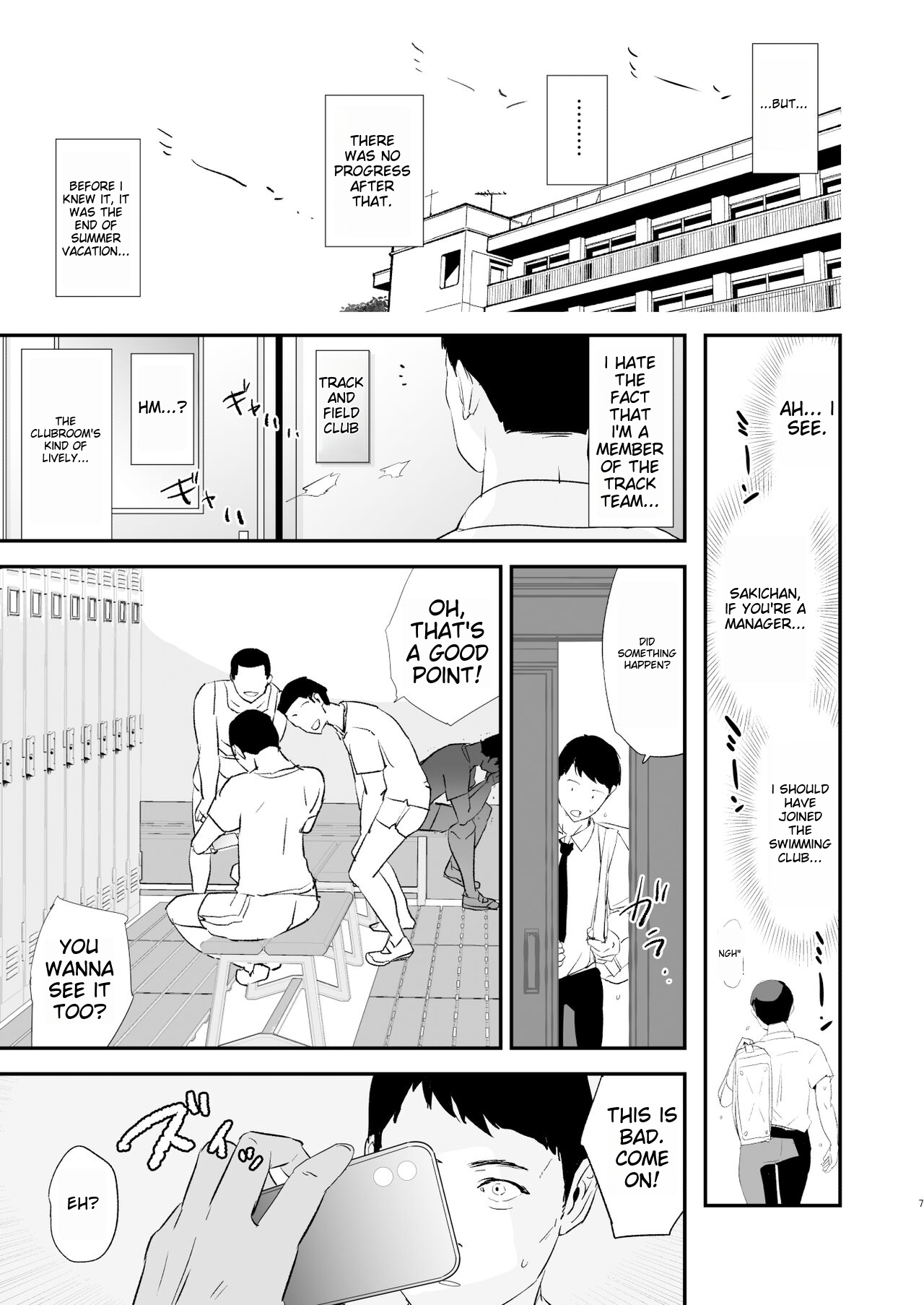 [Yami ni Ugomeku (Dokurosan)]Watashi-tachi no Onaho Koukan Gasshuku Ichinichime to Futsukame!  | Our exchange cocksleeve camp! First day! + Second Day![English] [Digital] Page 7