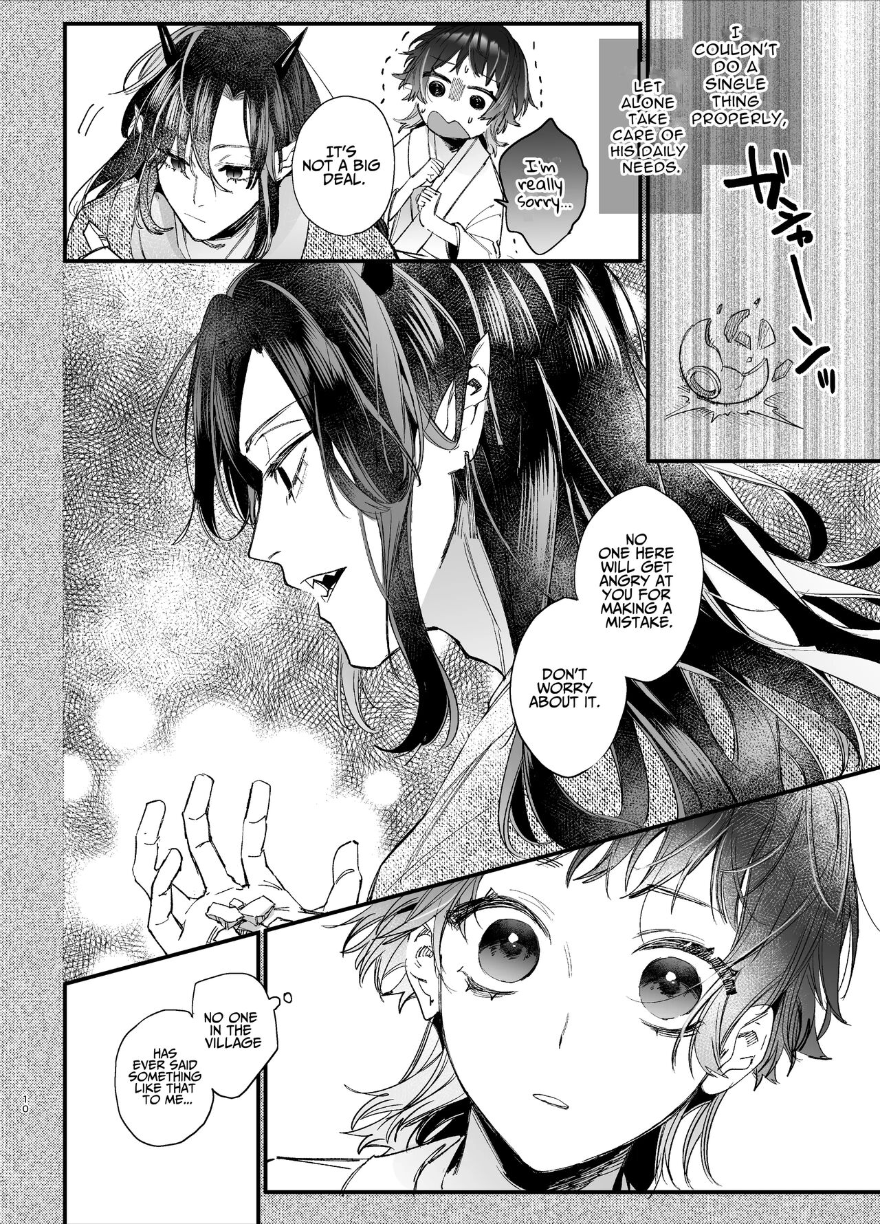 [Umenegi Daimyoujin (Umekoppe)]Ikenie Onna Wa Kodokuna Kijin Sama Ni Ban Kōbi De To Sareru | The Sacrificial Maiden Corrupted by Coupling With an Oni[English] Page 11