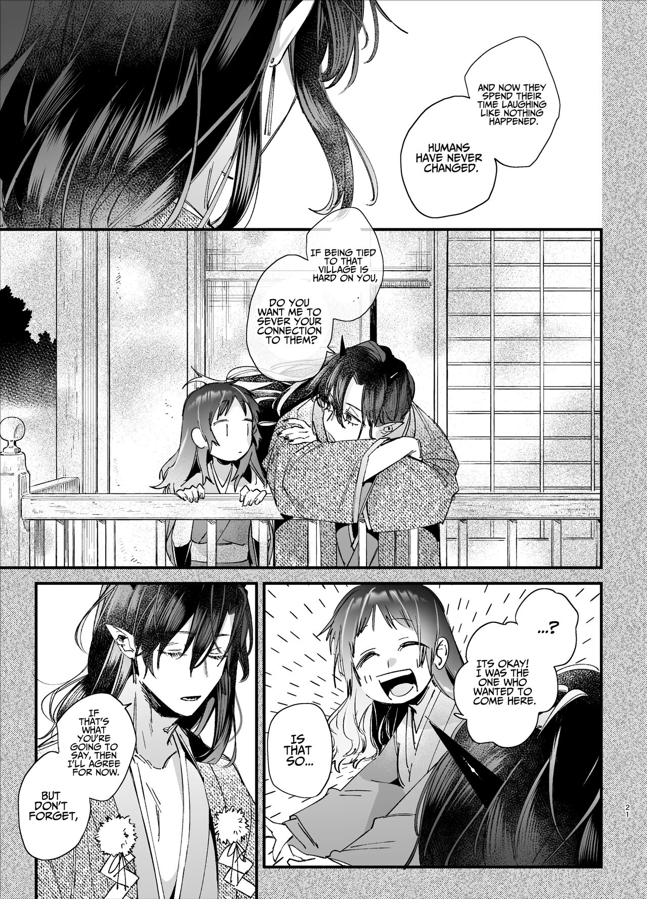 [Umenegi Daimyoujin (Umekoppe)]Ikenie Onna Wa Kodokuna Kijin Sama Ni Ban Kōbi De To Sareru | The Sacrificial Maiden Corrupted by Coupling With an Oni[English] Page 22