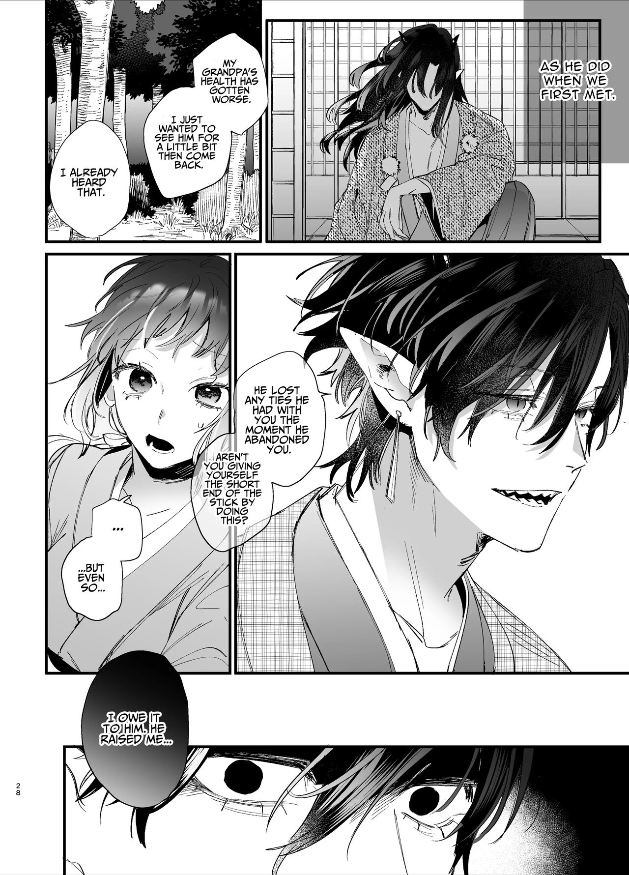 [Umenegi Daimyoujin (Umekoppe)]Ikenie Onna Wa Kodokuna Kijin Sama Ni Ban Kōbi De To Sareru | The Sacrificial Maiden Corrupted by Coupling With an Oni[English] Page 29