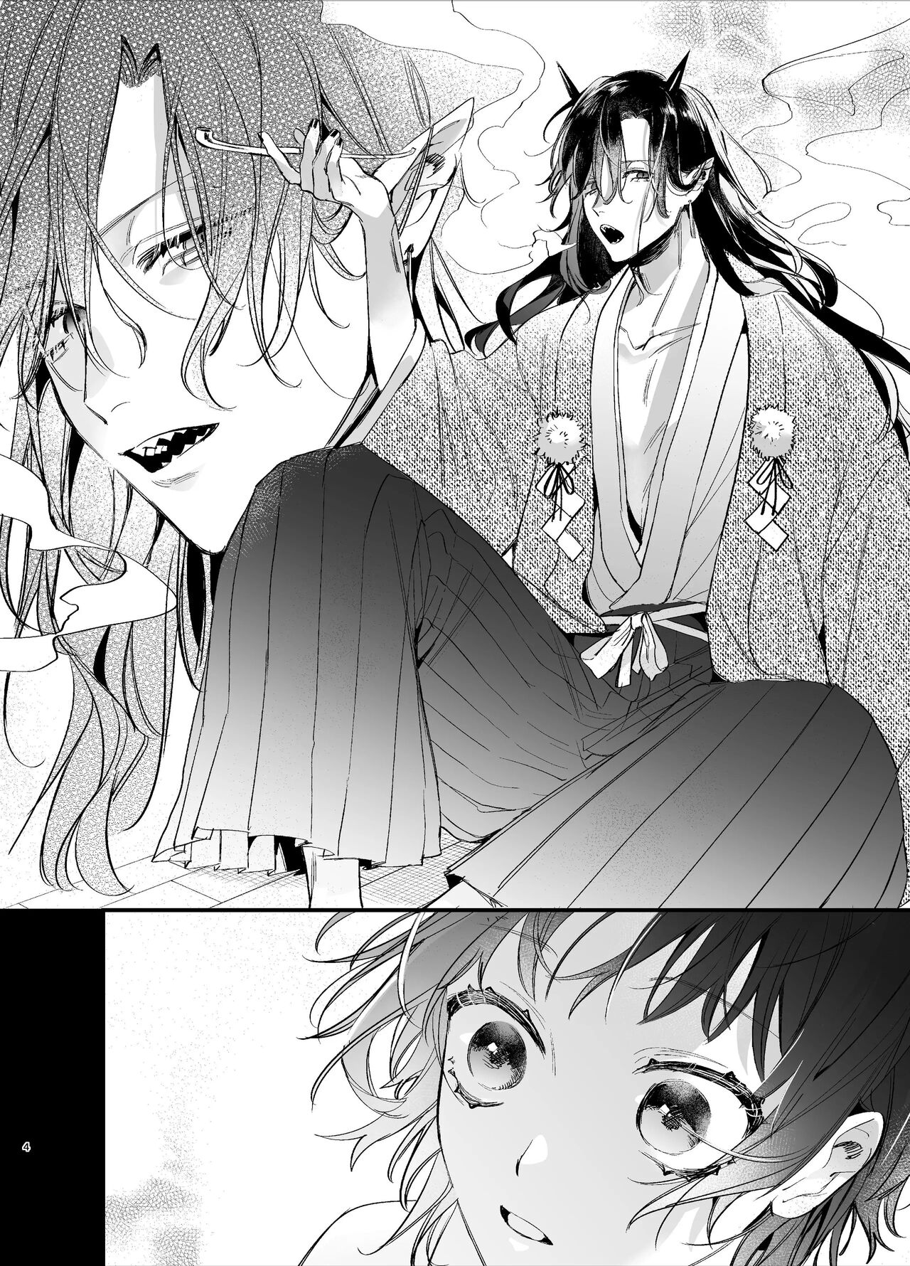 [Umenegi Daimyoujin (Umekoppe)]Ikenie Onna Wa Kodokuna Kijin Sama Ni Ban Kōbi De To Sareru | The Sacrificial Maiden Corrupted by Coupling With an Oni[English] Page 5