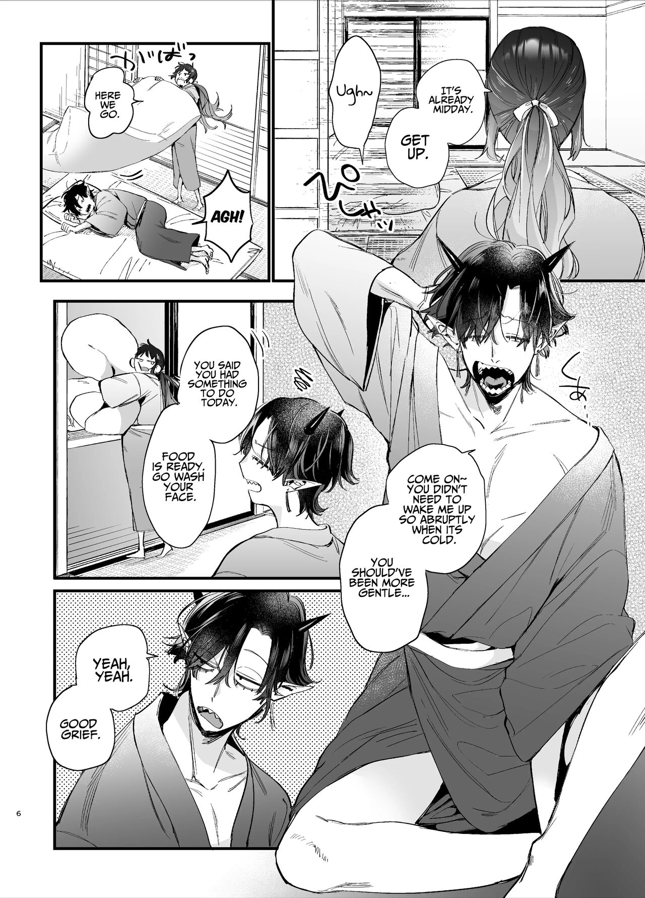 [Umenegi Daimyoujin (Umekoppe)]Ikenie Onna Wa Kodokuna Kijin Sama Ni Ban Kōbi De To Sareru | The Sacrificial Maiden Corrupted by Coupling With an Oni[English] Page 7