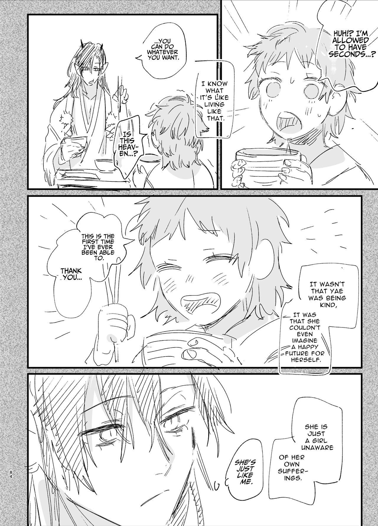 [Umenegi Daimyoujin (Umekoppe)]Ikenie Onna Wa Kodokuna Kijin Sama Ni Ban Kōbi De To Sareru | The Sacrificial Maiden Corrupted by Coupling With an Oni[English] Page 85