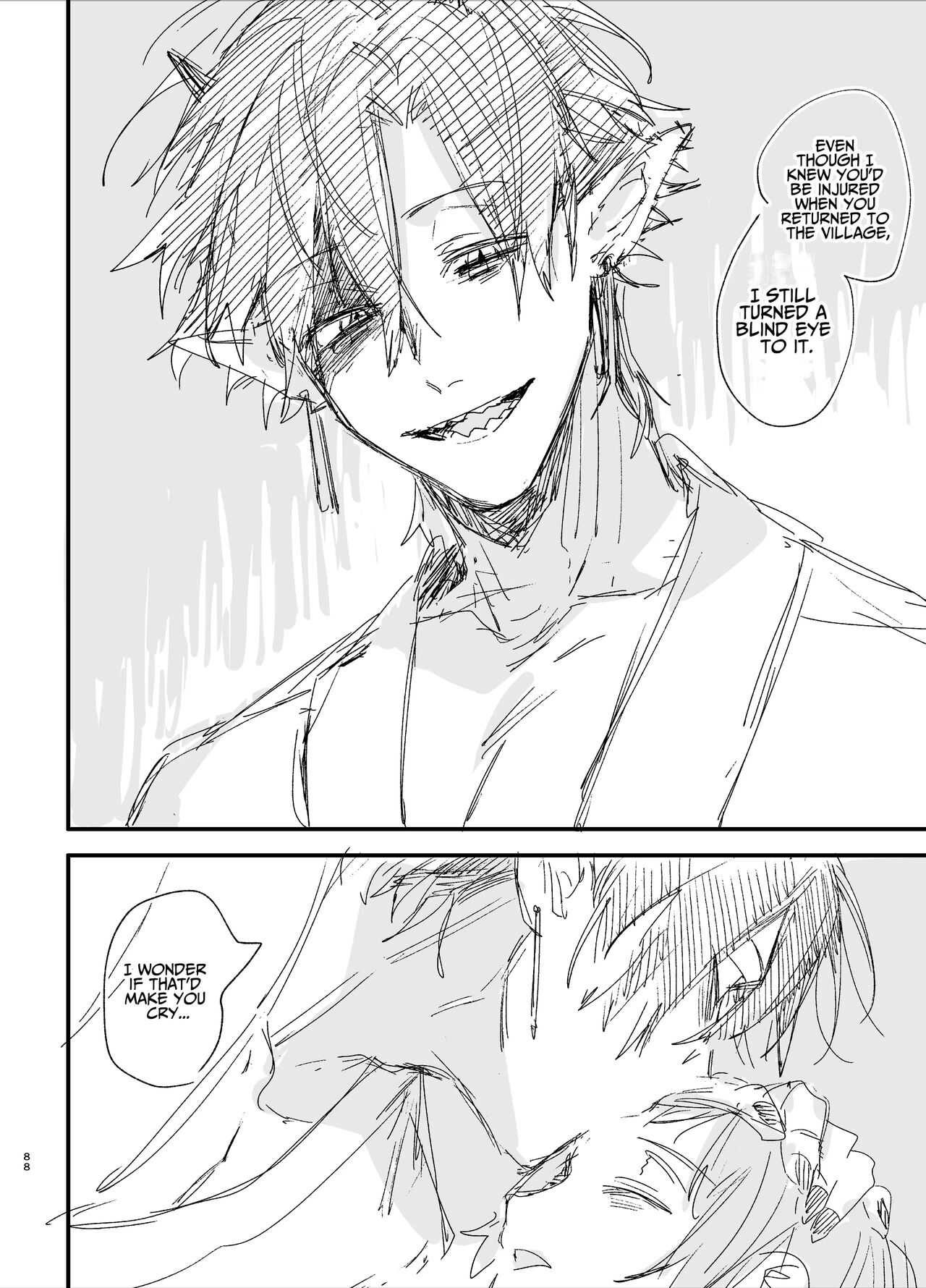 [Umenegi Daimyoujin (Umekoppe)]Ikenie Onna Wa Kodokuna Kijin Sama Ni Ban Kōbi De To Sareru | The Sacrificial Maiden Corrupted by Coupling With an Oni[English] Page 89