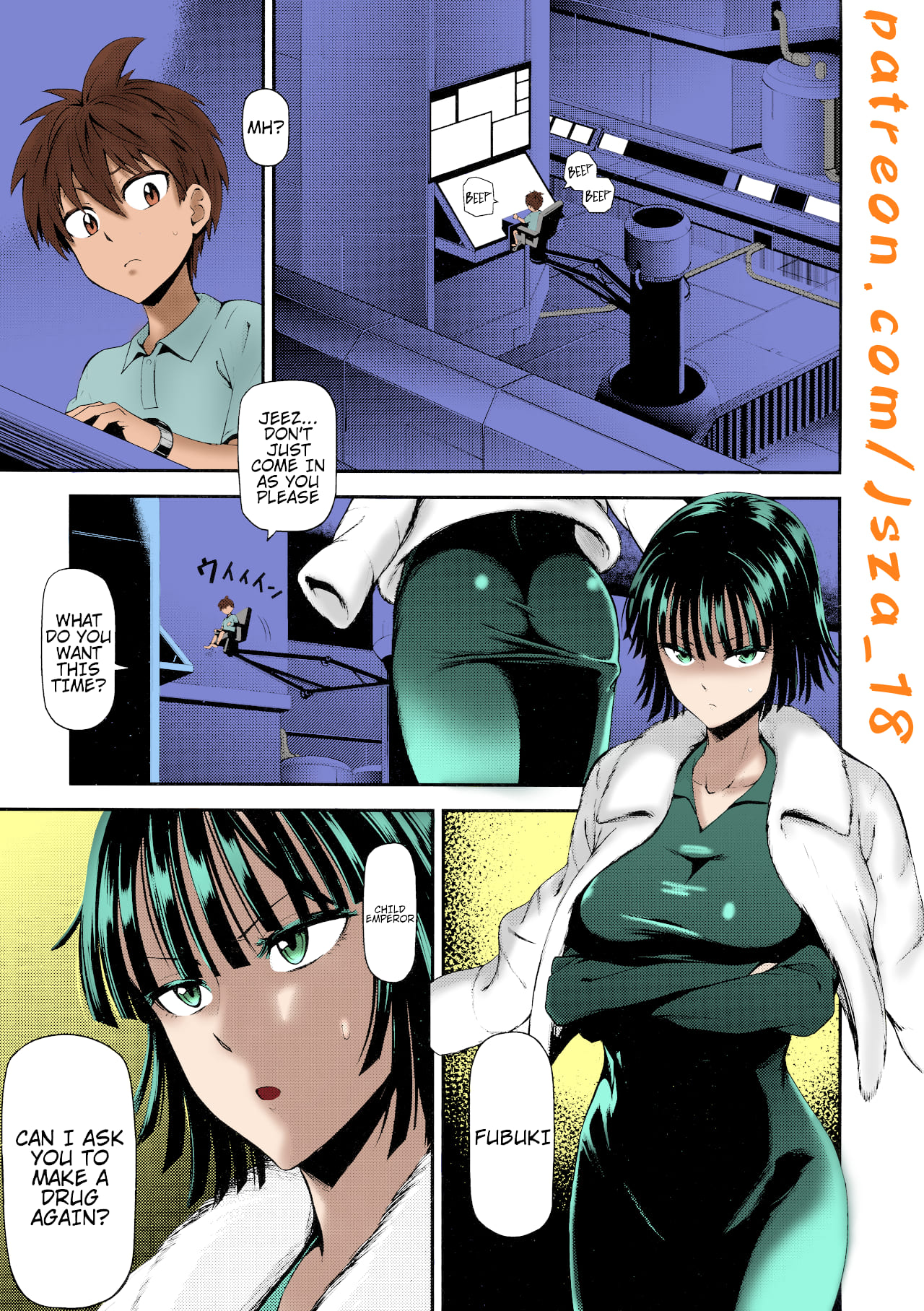 [Kiyosumi Hurricane (Kiyosumi Hurricane)]ONE-HURRICANE 5(One Punch Man) [English] [H-Konbini] [Colorized] Page 2