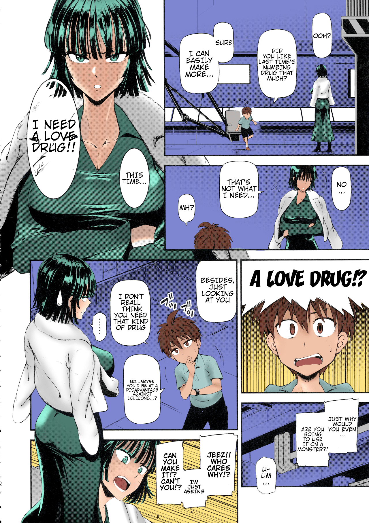 [Kiyosumi Hurricane (Kiyosumi Hurricane)]ONE-HURRICANE 5(One Punch Man) [English] [H-Konbini] [Colorized] Page 3