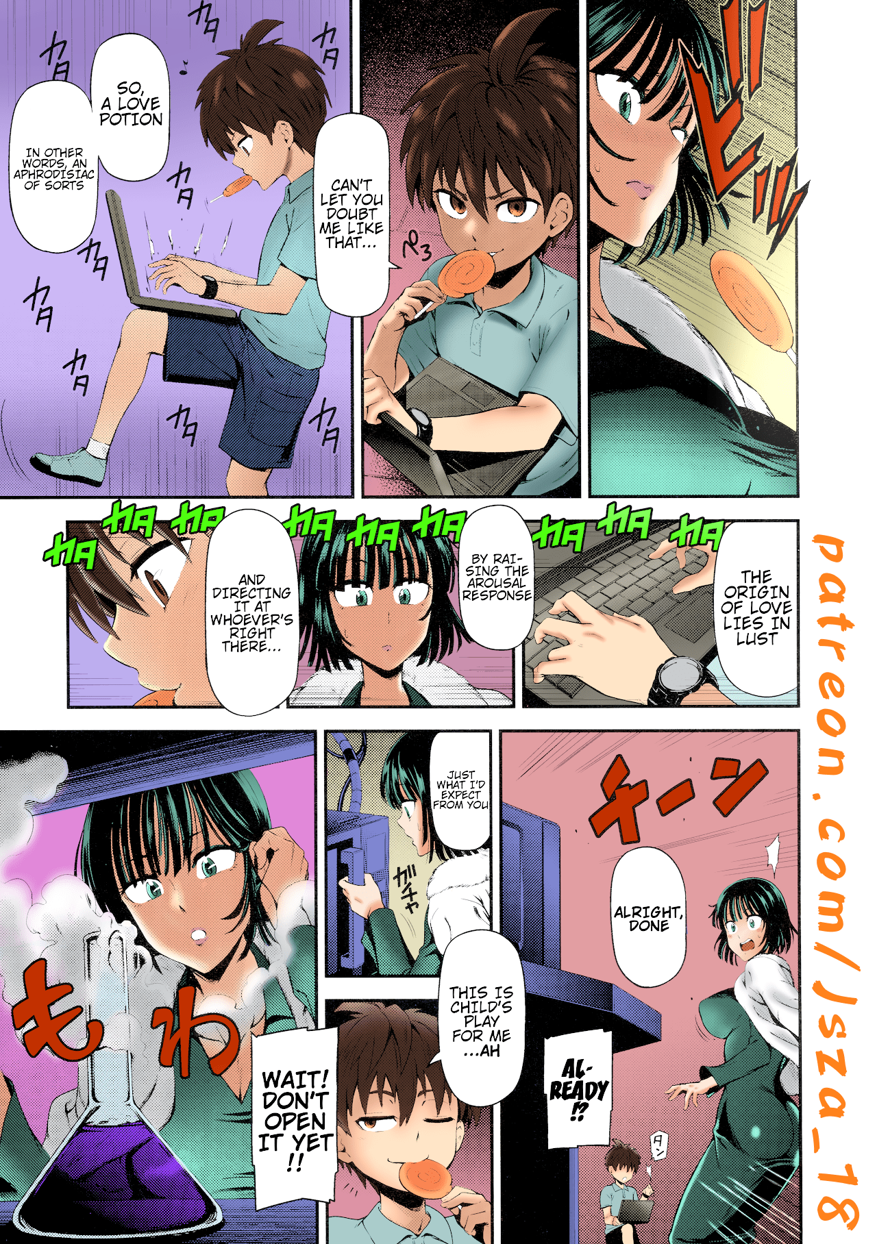 [Kiyosumi Hurricane (Kiyosumi Hurricane)]ONE-HURRICANE 5(One Punch Man) [English] [H-Konbini] [Colorized] Page 4