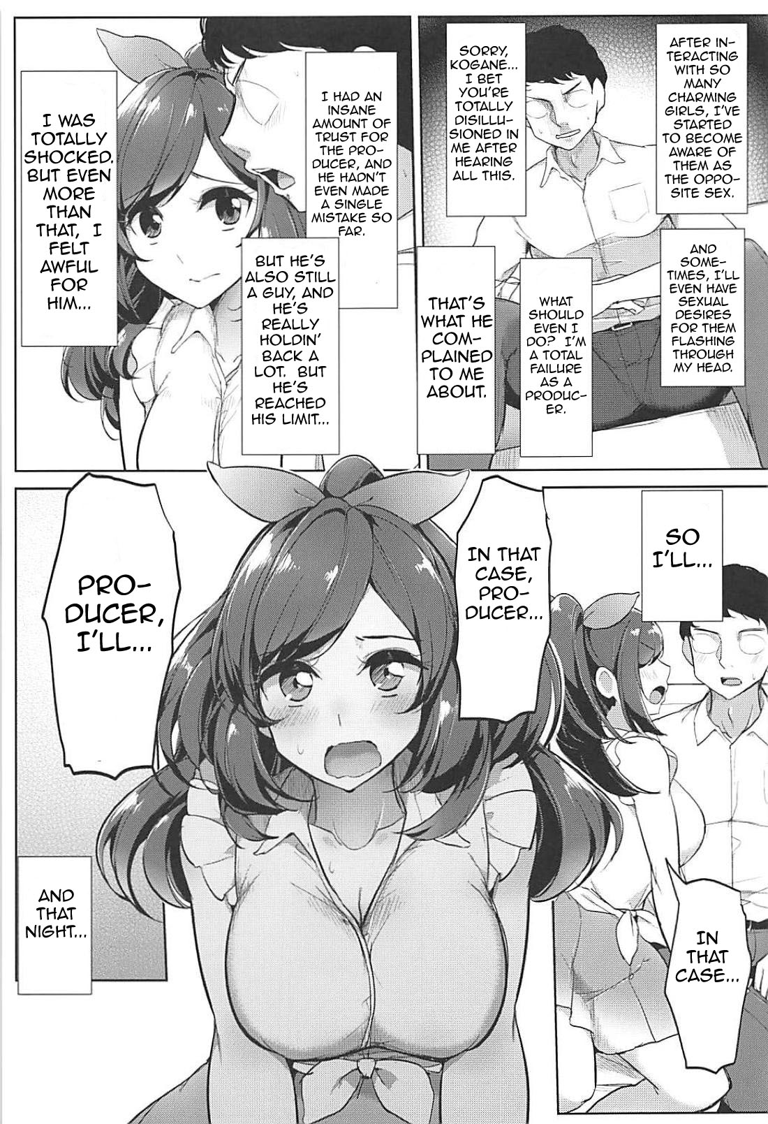 (C94) [Sanman Sanzen Koiking (Tyranu)]P e no Suki wa Tomeraren bai | When I Just Can't Stop Loving The Producer(THE iDOLM@STER: Shiny Colors) [English] [Doujins.com] Page 6
