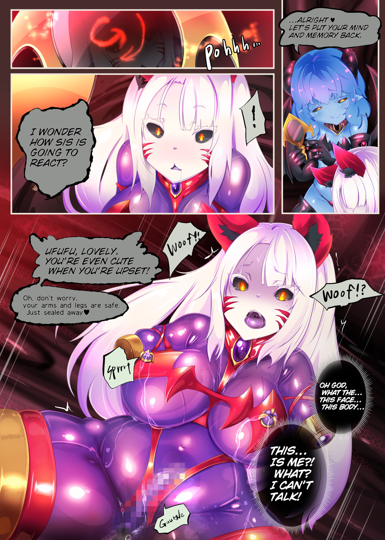 [Yasemura lo-ru (Teishoku, Toyono Kitsune.)]Succubus-ka shita Menhera Imouto-chan ni Rachirarete Musuinu-ka Choukyousareru Manga ~Hitoinu Makai Pet Live~ | Puppy LoVE: A STORY WHERE A CORRUPTED GIRL ENSLAVES HER SISTER![English] Page 23