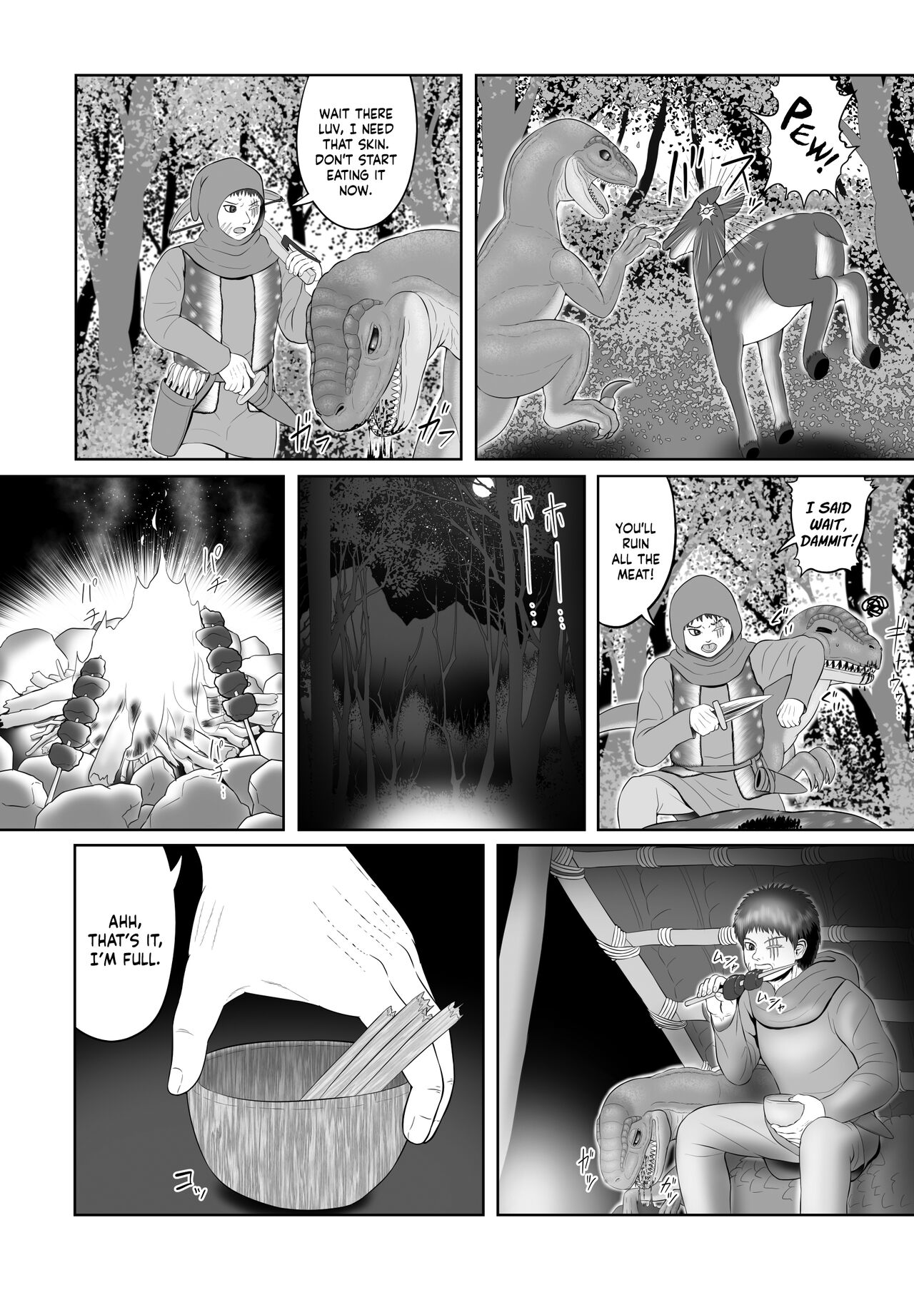 [Seiitsukyou (Goto-beido)]Beast Love Tales ~The Hunter and the Raptor~[English] [Kinsei Translations] [Digital] Page 4
