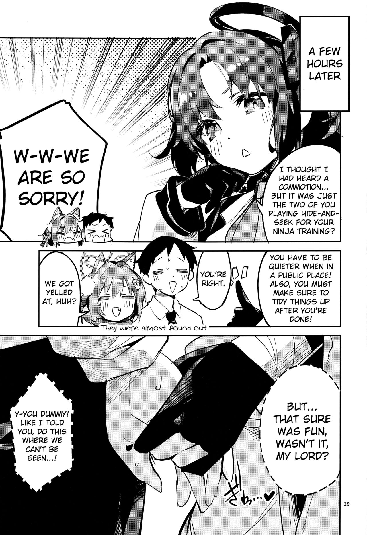 (C101) [Circle-FIORE (Ekakibit)]Me o Hanasenai Seito | A Student You Have To Keep Your Eyes On(Blue Archive) [English] [Douzo Lad Translations] Page 28