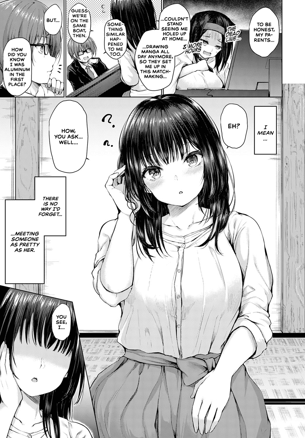 [Hitotsuba]Guuzen Matchmaking | A Chance Matchmaking(COMIC Anthurium 2020-04) [English] [CulturedCommissions] [Digital] Page 3