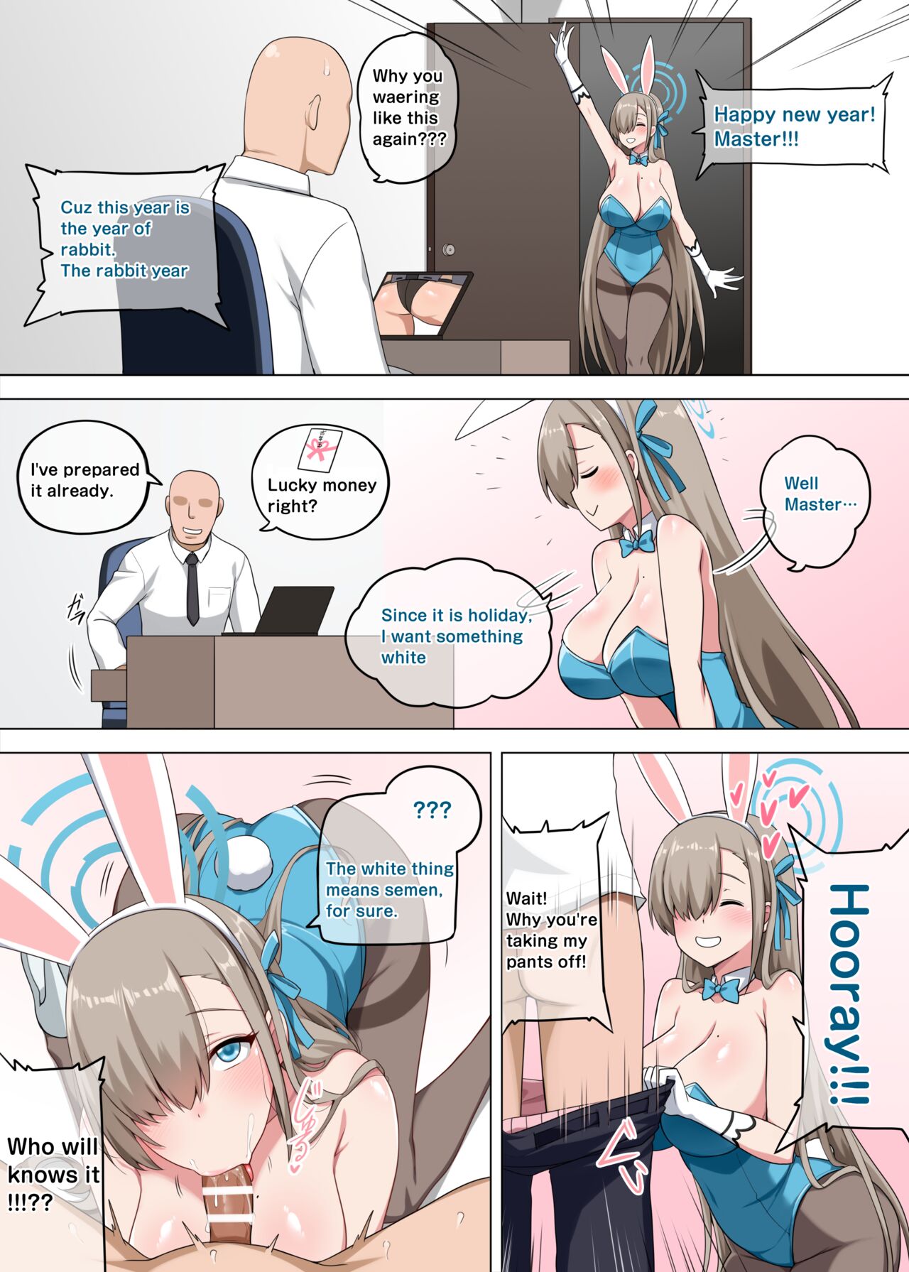 [Darkmaya]Asuna Bunny Girl(Blue Archive) [English] Page 1