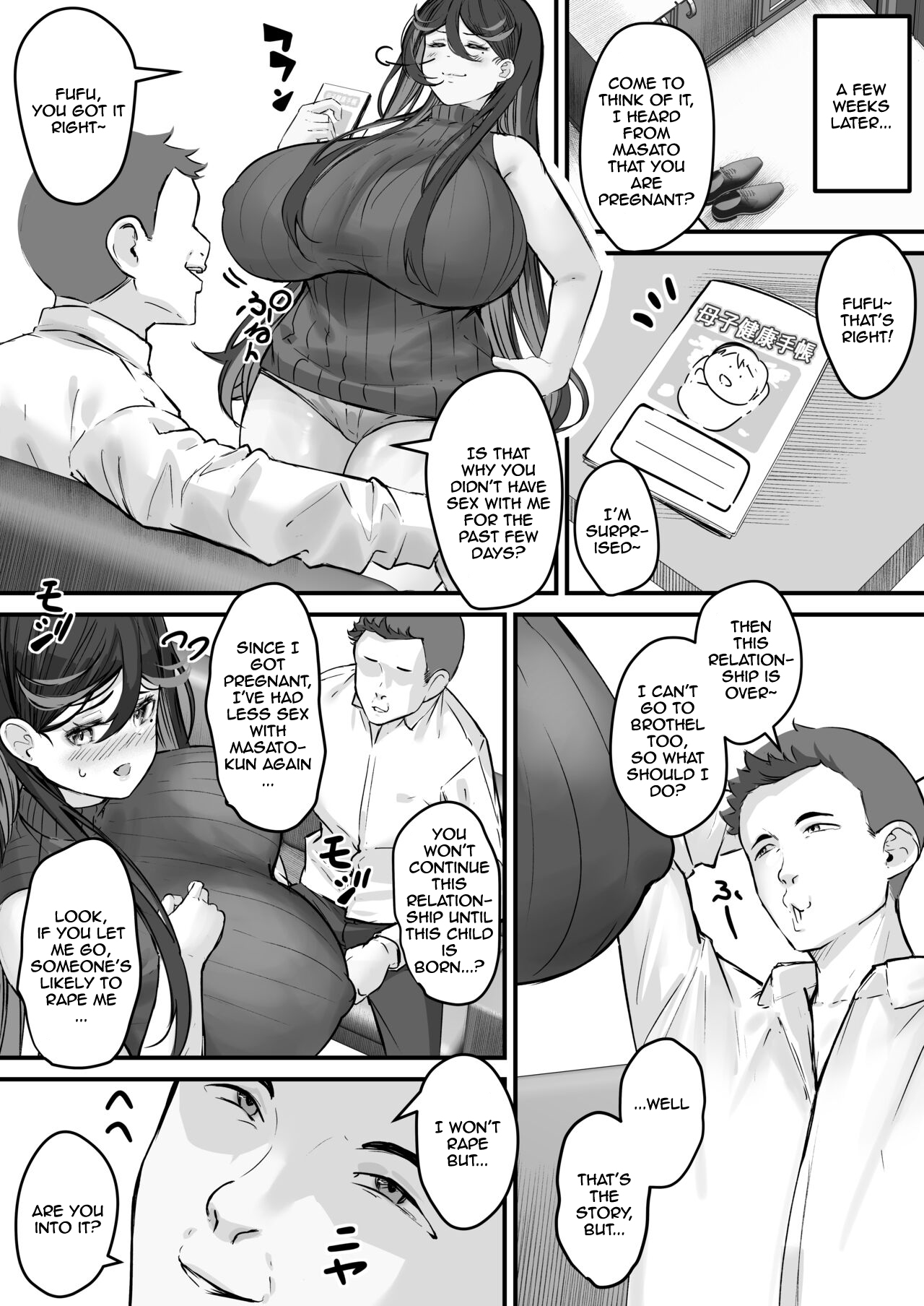 [Baku-π-dou (Kuchi VE)]Netorare Tsuma Masato-kun Gomen ne... Watashi... Kare no SeFri ni Modorimasu | Cuckold Wife I'm Sorry Honey, I'm Going Back to My Sex Friend[English] Page 37