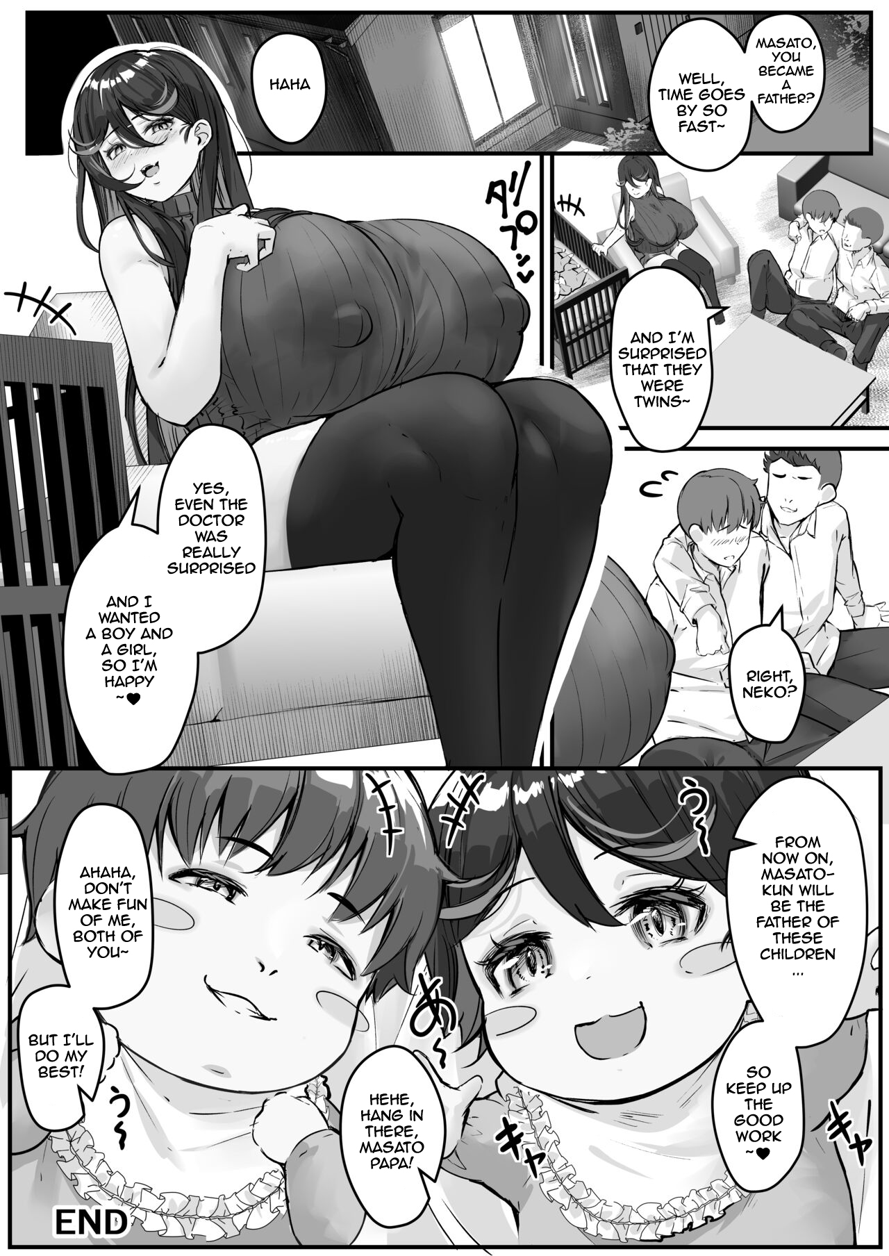 [Baku-π-dou (Kuchi VE)]Netorare Tsuma Masato-kun Gomen ne... Watashi... Kare no SeFri ni Modorimasu | Cuckold Wife I'm Sorry Honey, I'm Going Back to My Sex Friend[English] Page 49