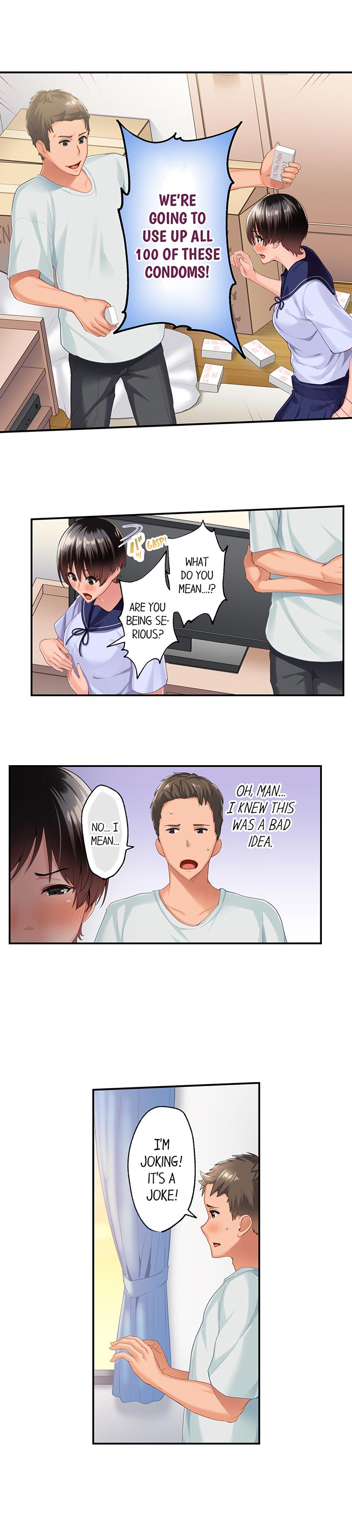 [Kayanoi Ino]Using 100 Boxes of Condoms With My Childhood Friend!(Complete) [English] Page 15