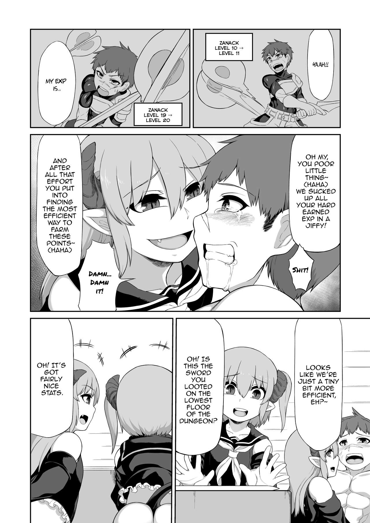 [Blitzkrieg (Moscow)]Futago Succubus to Mahou no Onaho | The Succubus Twins and the Magical Onahole[English][FemdomScans] Page 11