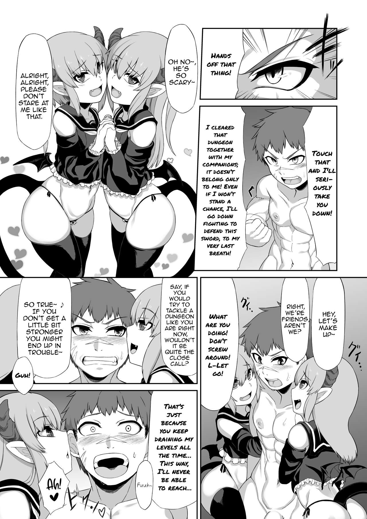 [Blitzkrieg (Moscow)]Futago Succubus to Mahou no Onaho | The Succubus Twins and the Magical Onahole[English][FemdomScans] Page 12