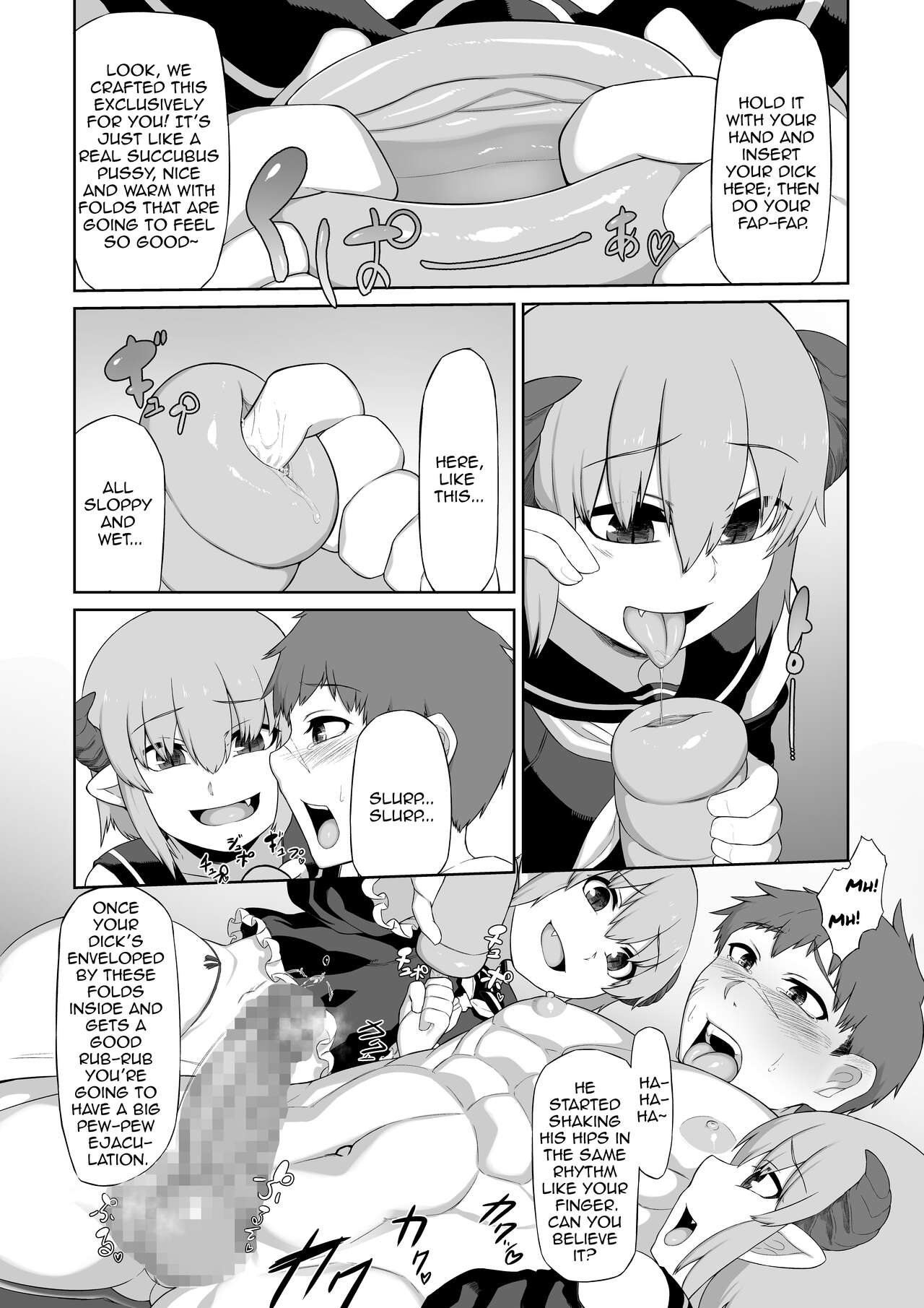 [Blitzkrieg (Moscow)]Futago Succubus to Mahou no Onaho | The Succubus Twins and the Magical Onahole[English][FemdomScans] Page 18