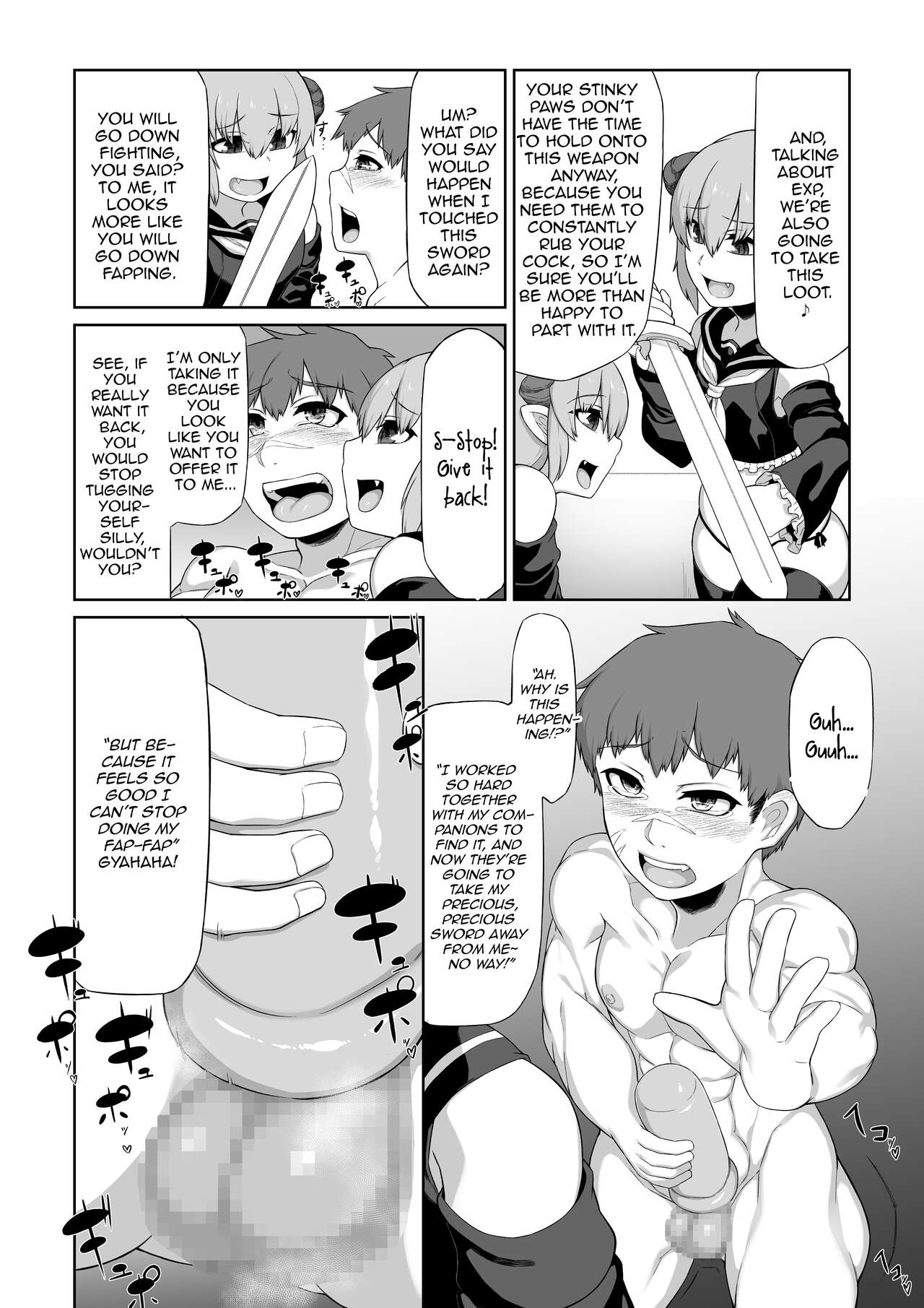 [Blitzkrieg (Moscow)]Futago Succubus to Mahou no Onaho | The Succubus Twins and the Magical Onahole[English][FemdomScans] Page 21