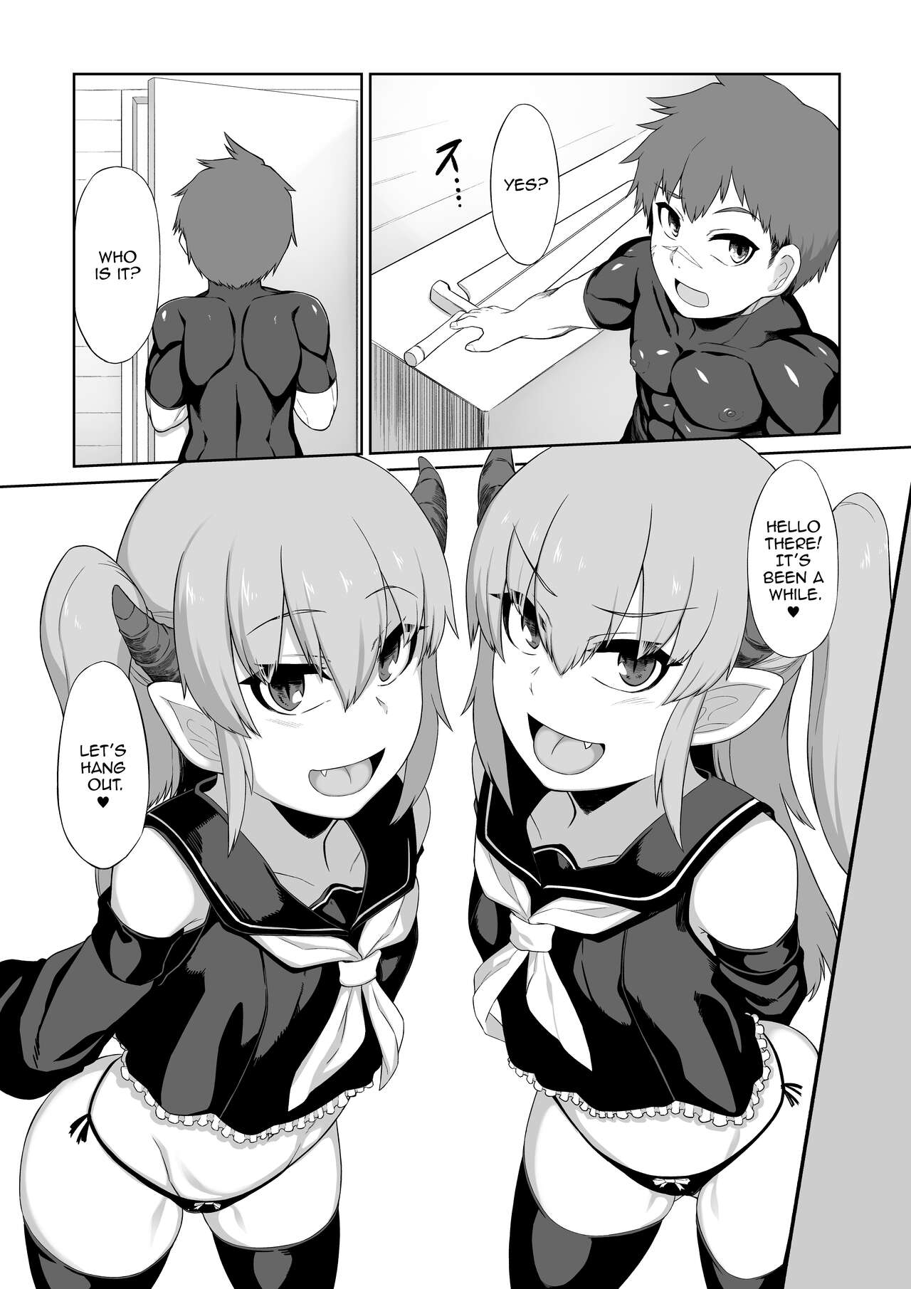 [Blitzkrieg (Moscow)]Futago Succubus to Mahou no Onaho | The Succubus Twins and the Magical Onahole[English][FemdomScans] Page 5