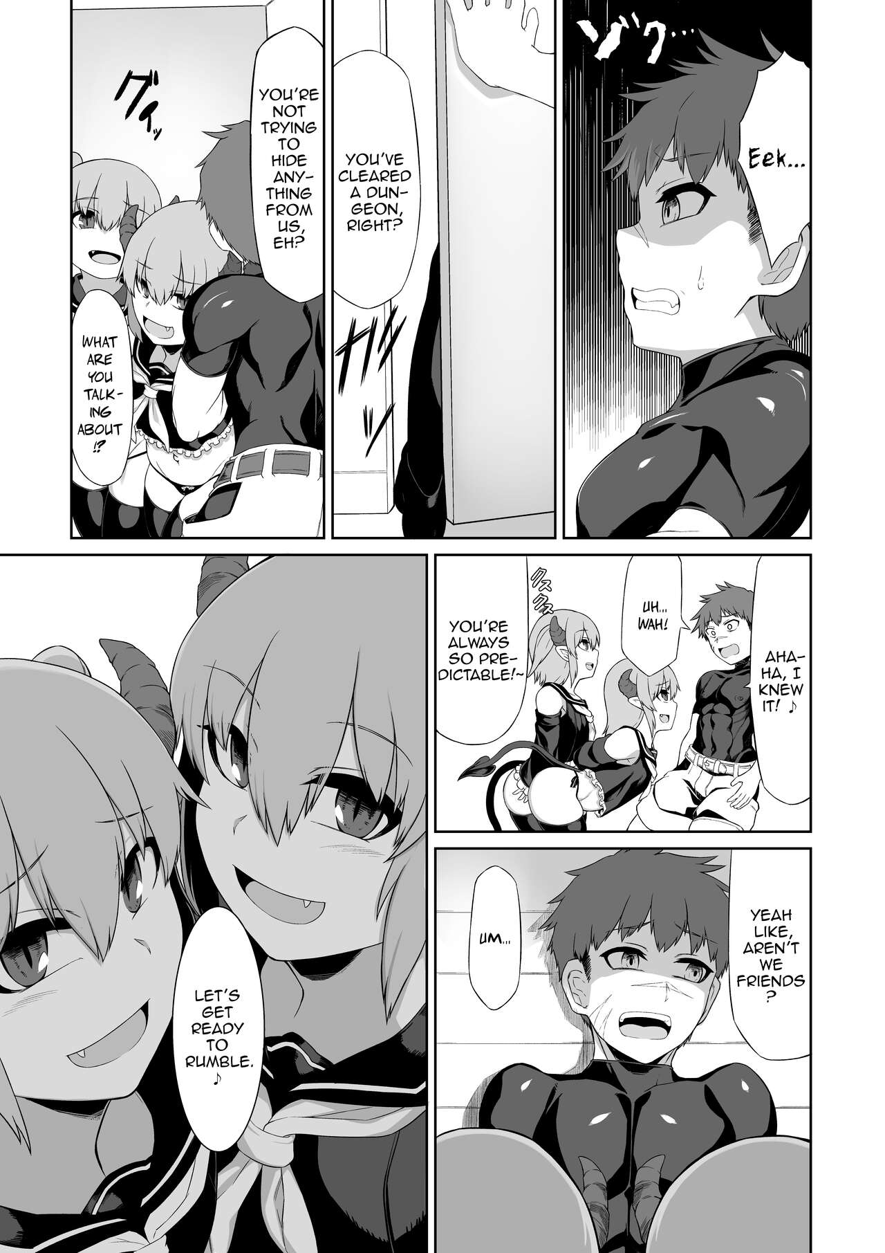 [Blitzkrieg (Moscow)]Futago Succubus to Mahou no Onaho | The Succubus Twins and the Magical Onahole[English][FemdomScans] Page 6