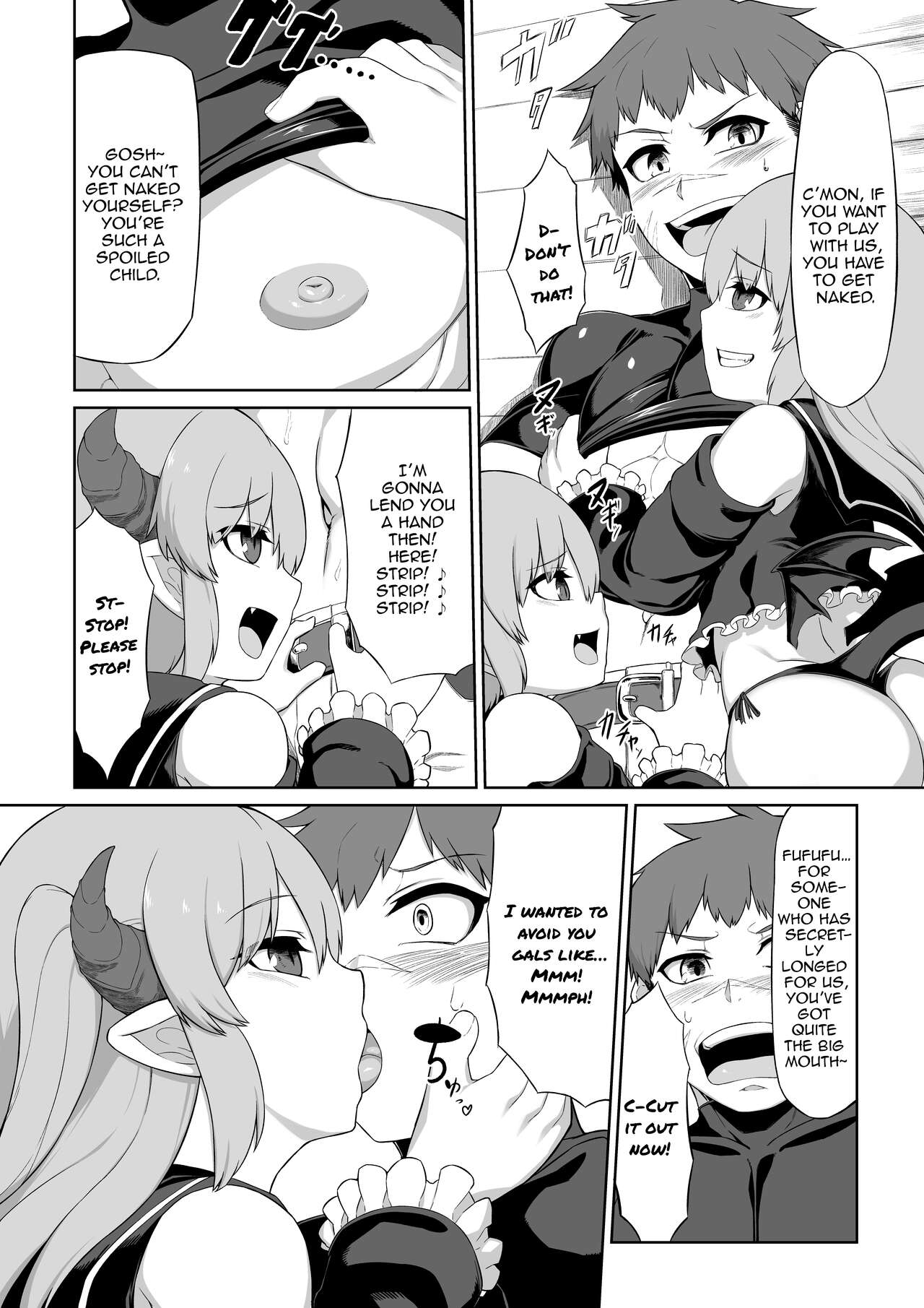 [Blitzkrieg (Moscow)]Futago Succubus to Mahou no Onaho | The Succubus Twins and the Magical Onahole[English][FemdomScans] Page 7
