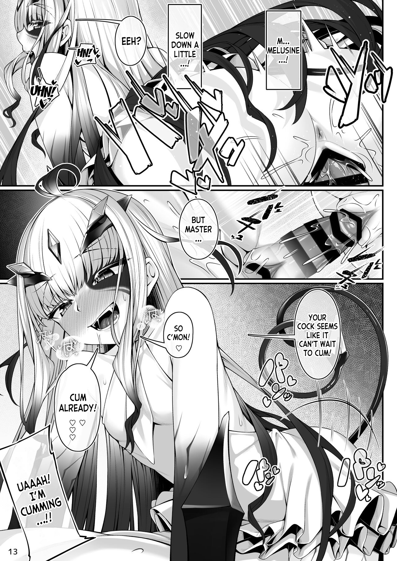 [Watochip Melonpan (Watosu)]Melusine to Motto Motto Iroiro Ecchi Hon(Fate Grand Order) [English] [desudesu] [Digital] Page 12