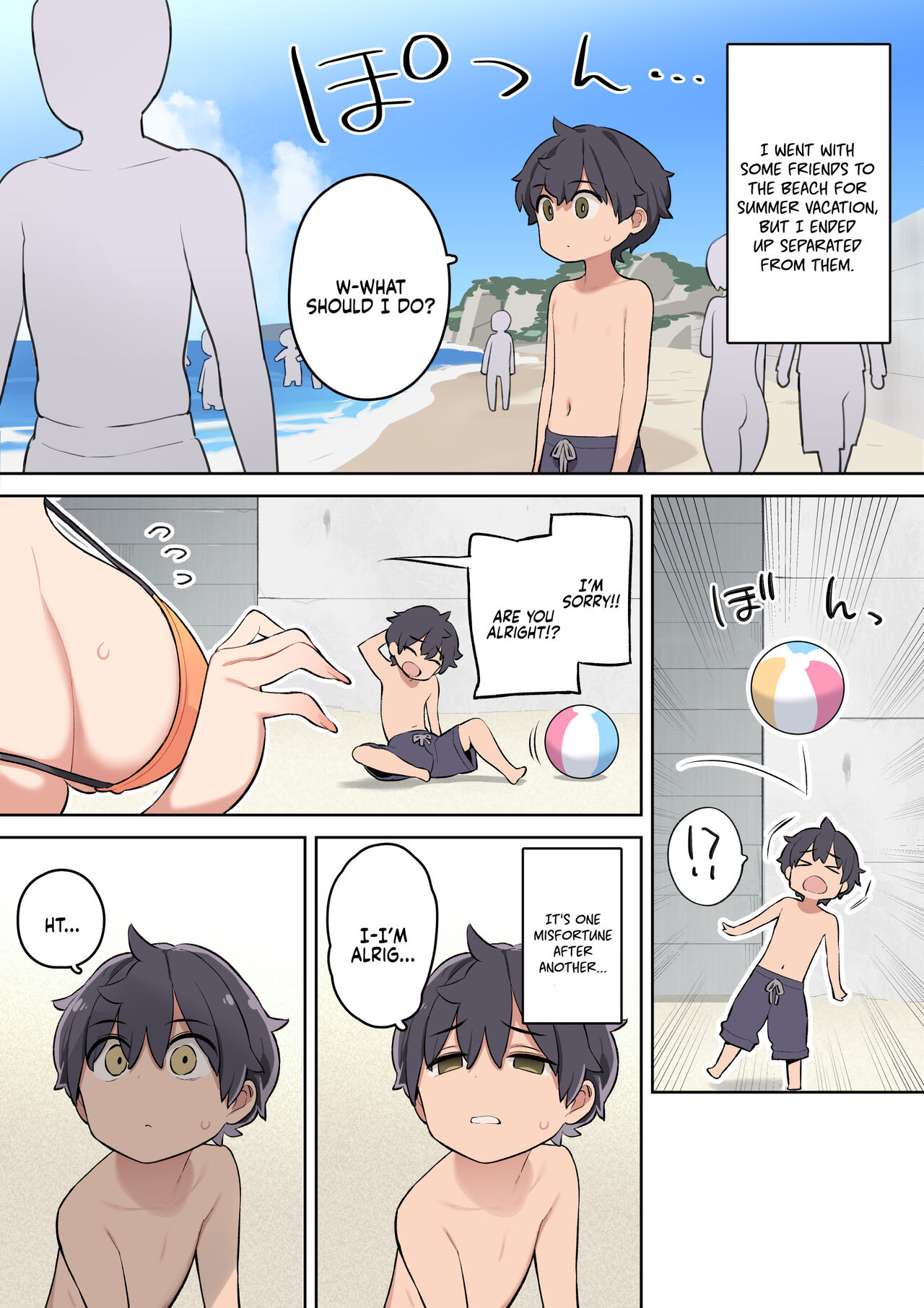 [Higuma-ya (Nora Higuma)]Moshi Umibe de Ecchi na Onee-san to Deattara | If You Were to Meet A Sexy Lady at the Beach[English] [Coffedrug] Page 3