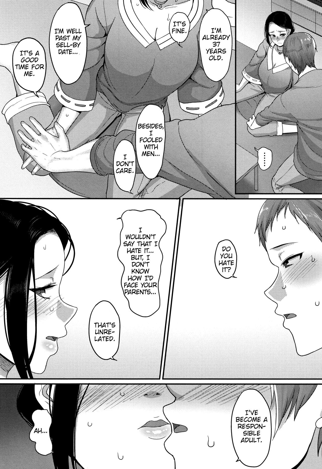 [Yamamoto Zenzen]Kodomo no Koro Suki Deshita(Genkai Seiyoku ~Gaman Dekinai Hitozuma-tachi~) [English] [MrBubbles] Page 8