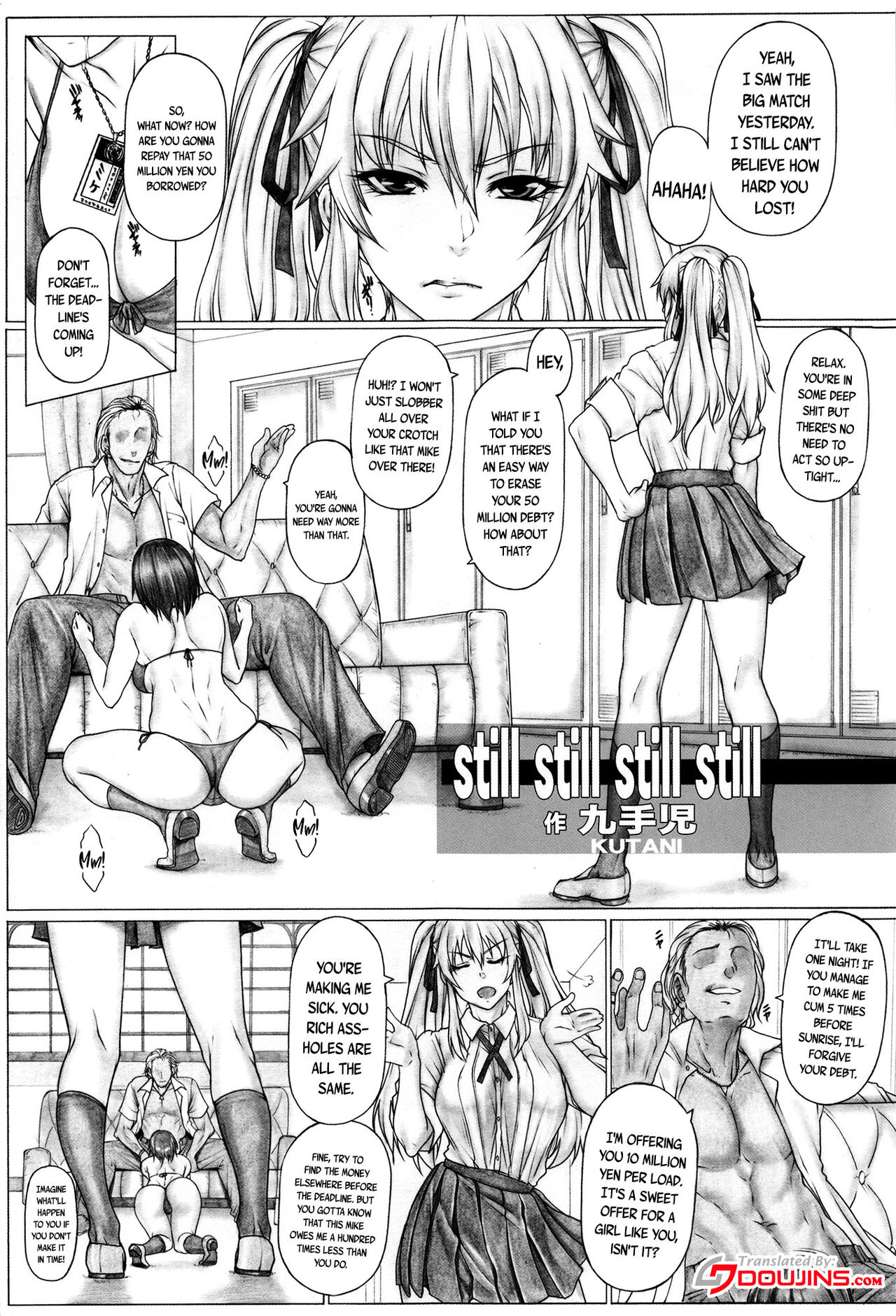 [AXZ (Kutani)]Angel's stroke 142 Hamegurui 5-patsu Me! Shakkin 5000 man-en Kakete tatta 1-ko no Gomu de 5-patsu Renzoku Dobadoba Shasei Taikyuu Sex Shoubuhen | Angel's Stroke 142 Hamegurui 5th Shot Sex Showd(Kakegurui) [English] {Doujins.com} [Digital] Page 4