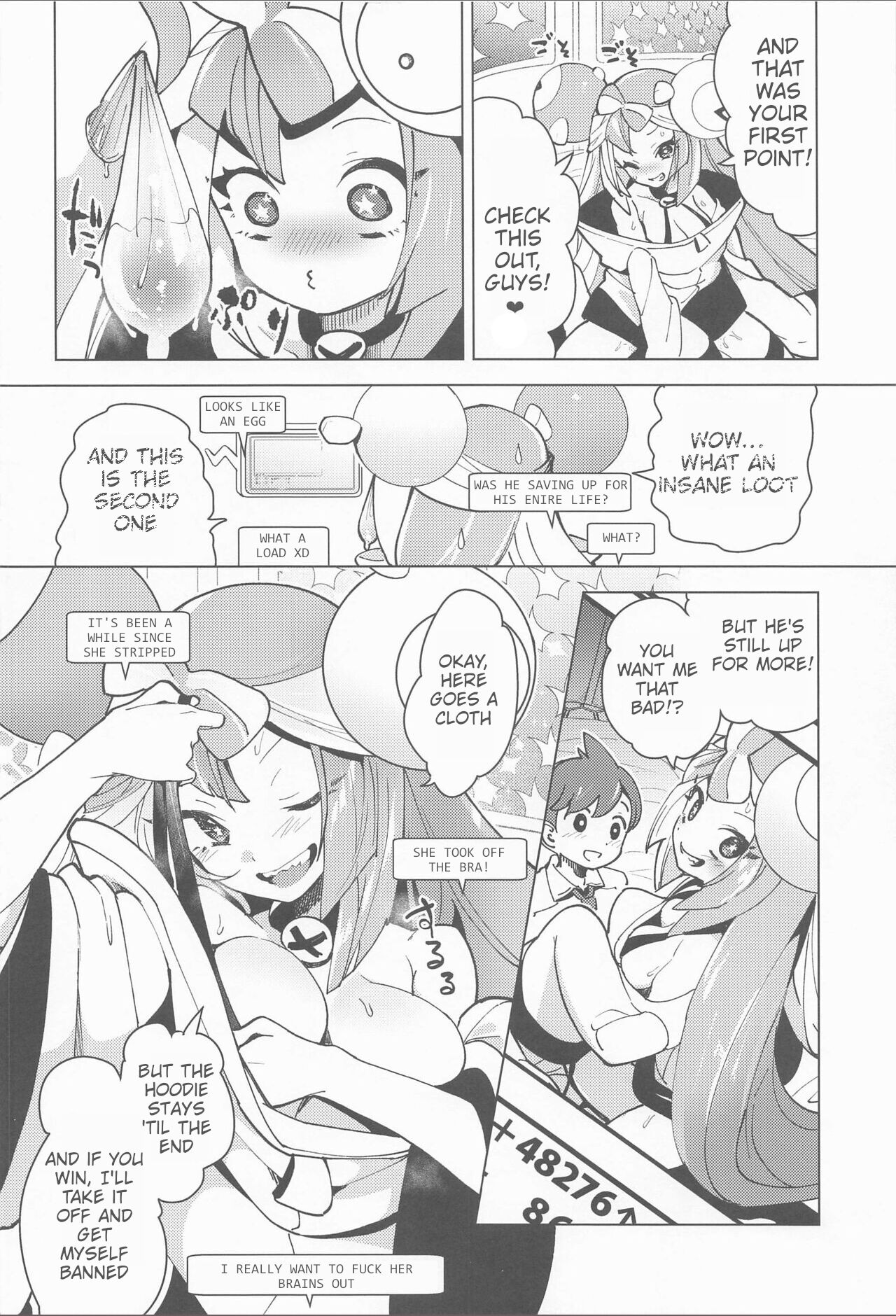 (C101) [chori (Chorimokki)]Nanjamo to Ura Gym Challenge!! | Iono's Secret Challenge!!(Pokémon Scarlet and Violet) [English] Page 15