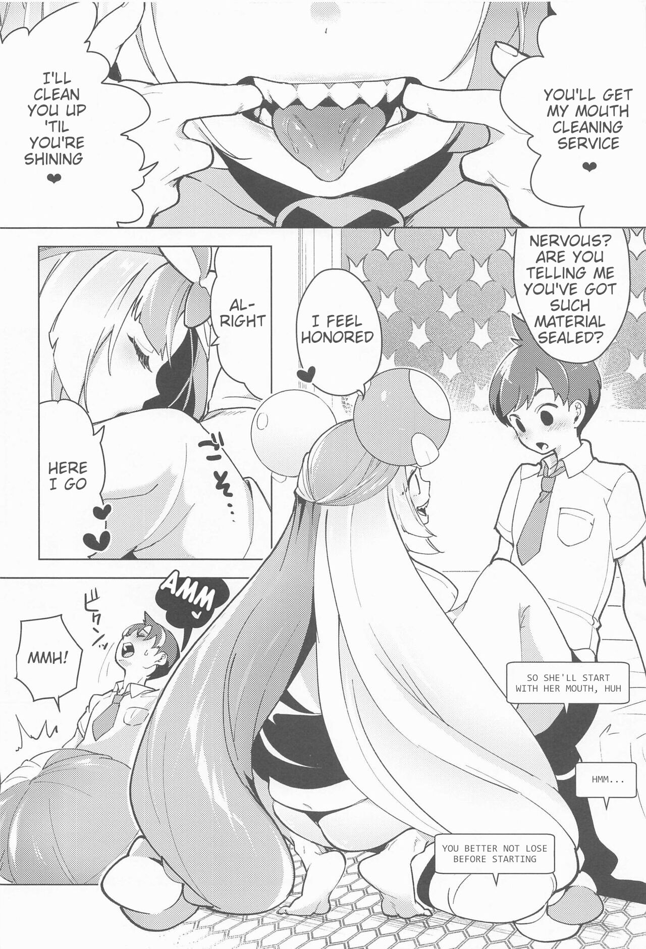(C101) [chori (Chorimokki)]Nanjamo to Ura Gym Challenge!! | Iono's Secret Challenge!!(Pokémon Scarlet and Violet) [English] Page 7